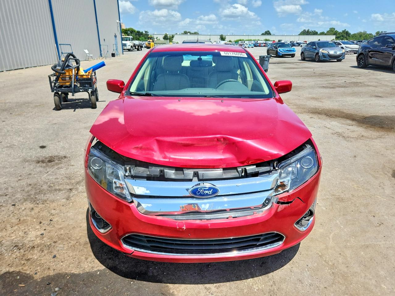 2012 Ford Fusion Sel Red vin: 3FAHP0JA4CR216417