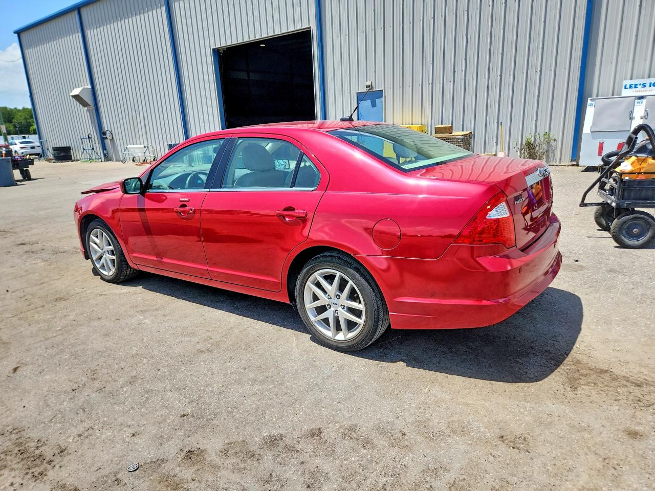 2012 Ford Fusion Sel Red vin: 3FAHP0JA4CR216417
