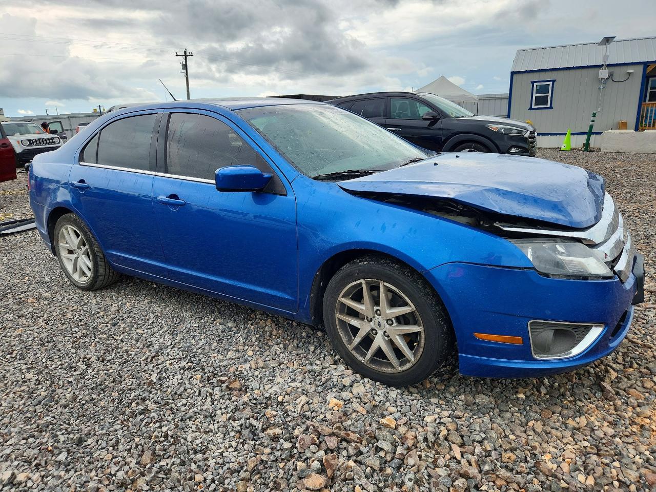 2012 Ford Fusion Sel Blue vin: 3FAHP0JA4CR301516