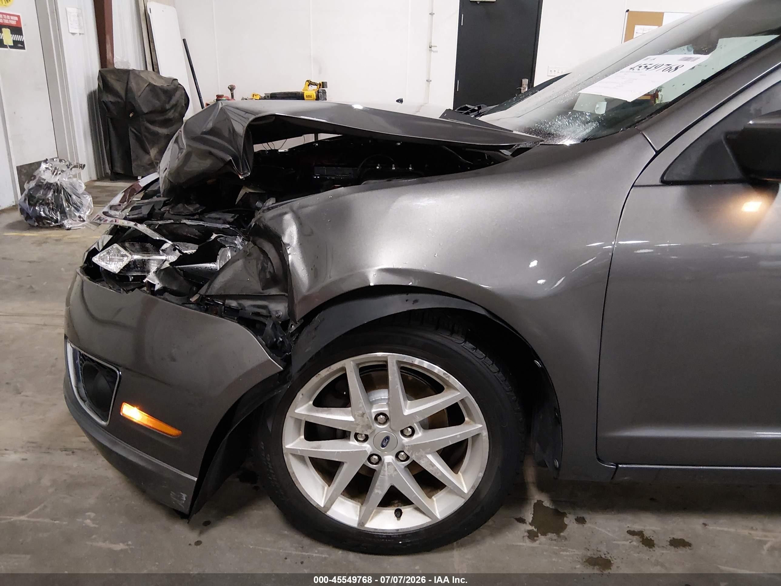 2012 Ford Fusion Sel Gray vin: 3FAHP0JA4CR375261