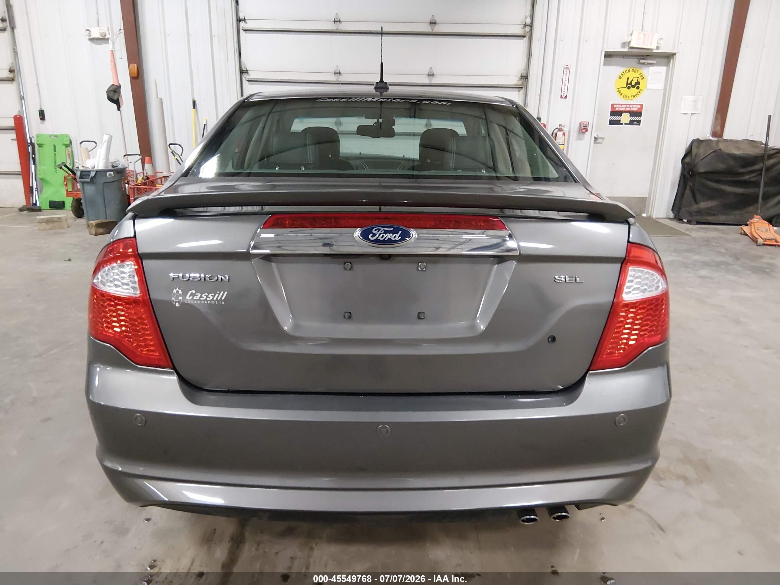 2012 Ford Fusion Sel Gray vin: 3FAHP0JA4CR375261
