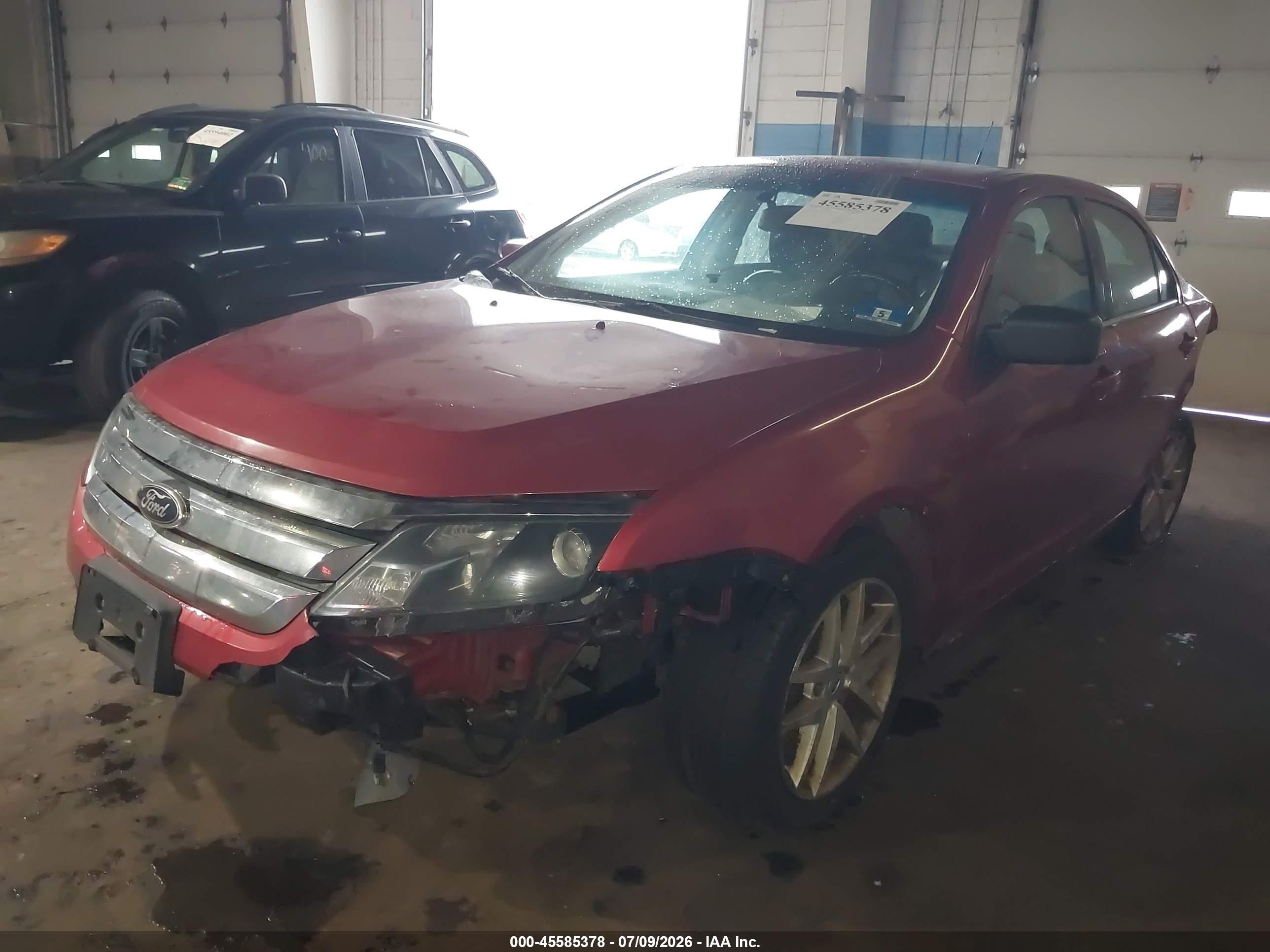 2012 Ford Fusion Sel Red vin: 3FAHP0JA4CR404385