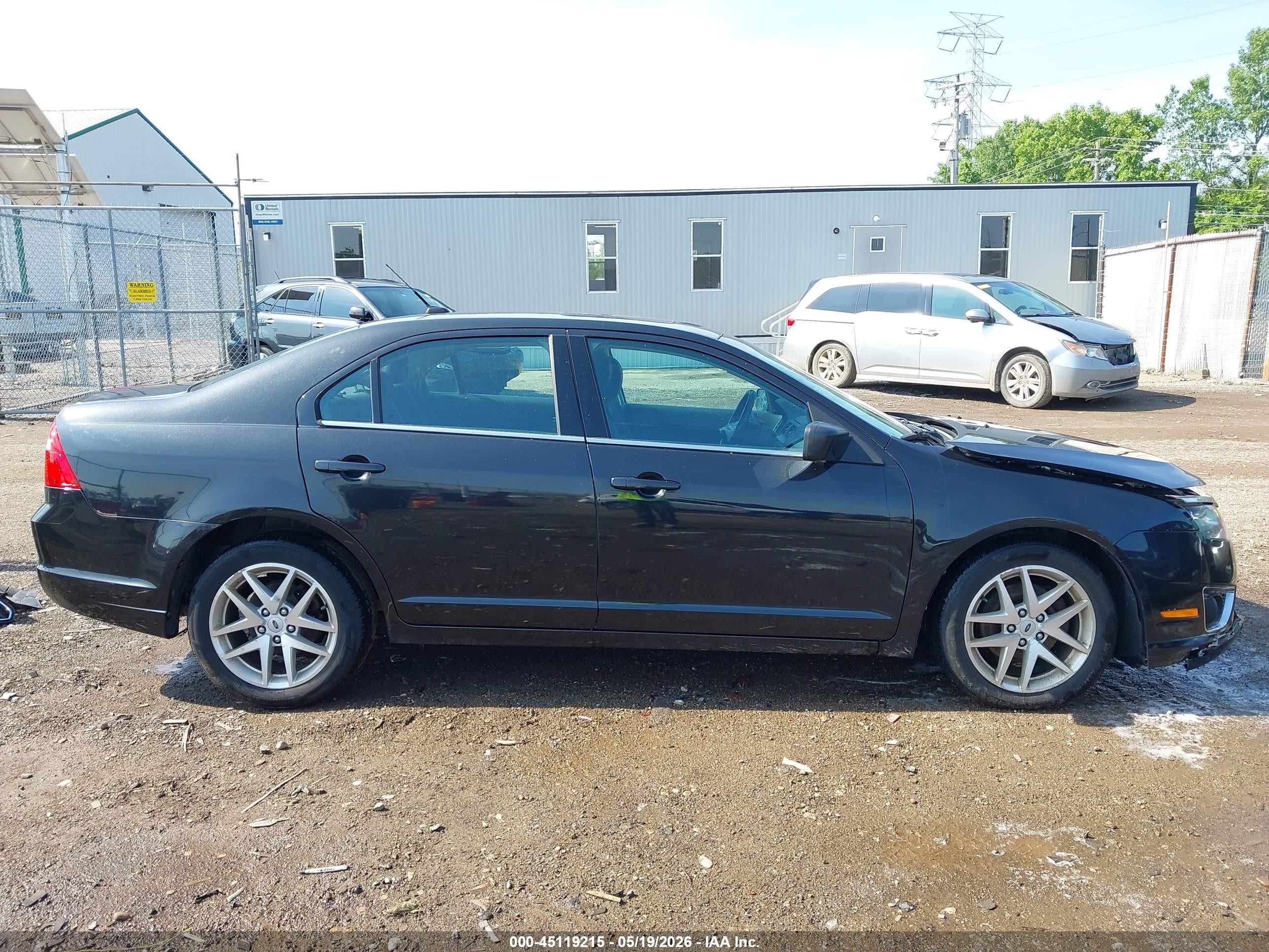 2012 Ford Fusion Sel Black vin: 3FAHP0JA4CR418674