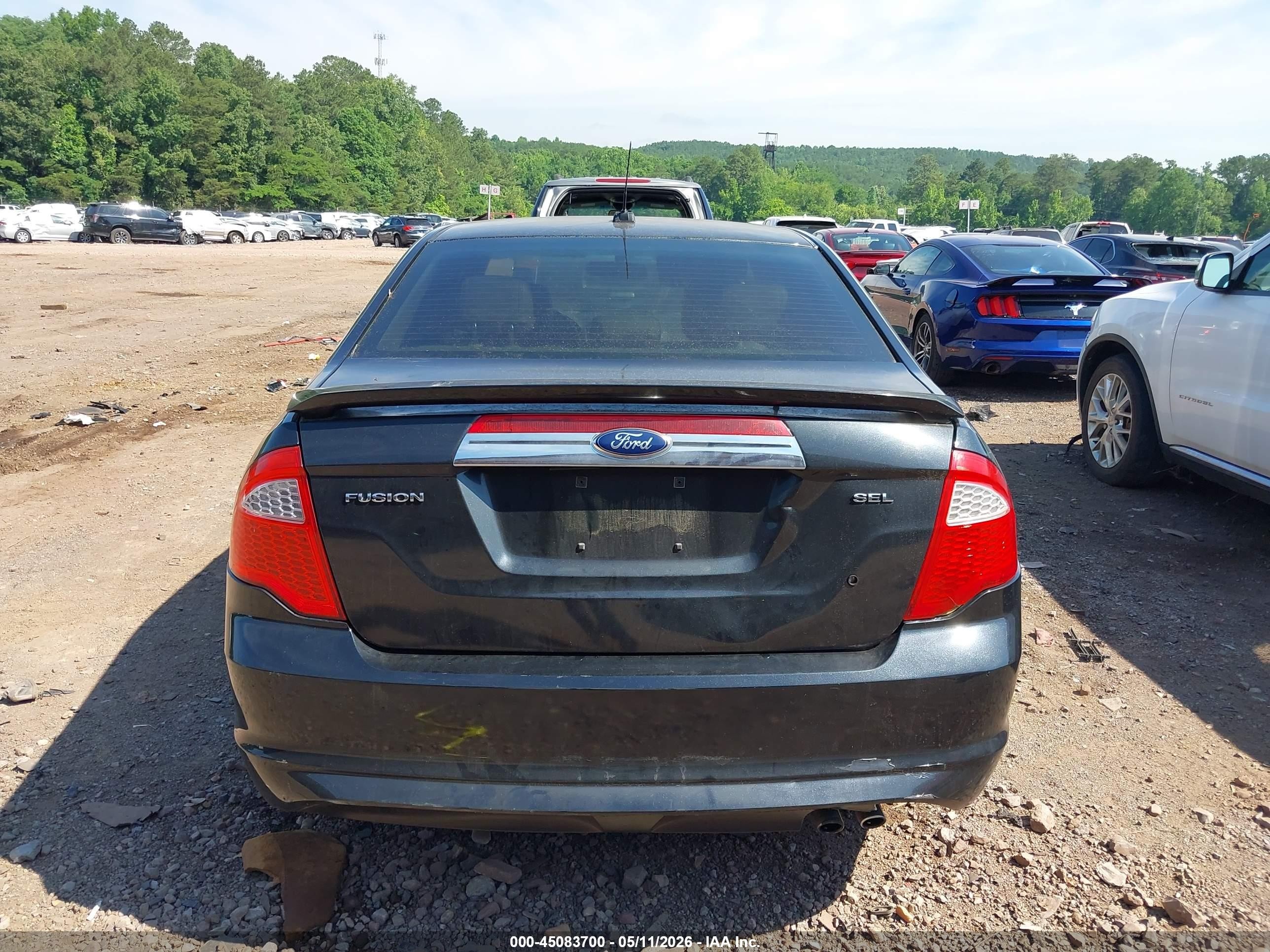 2012 Ford Fusion Sel Black vin: 3FAHP0JA4CR441341