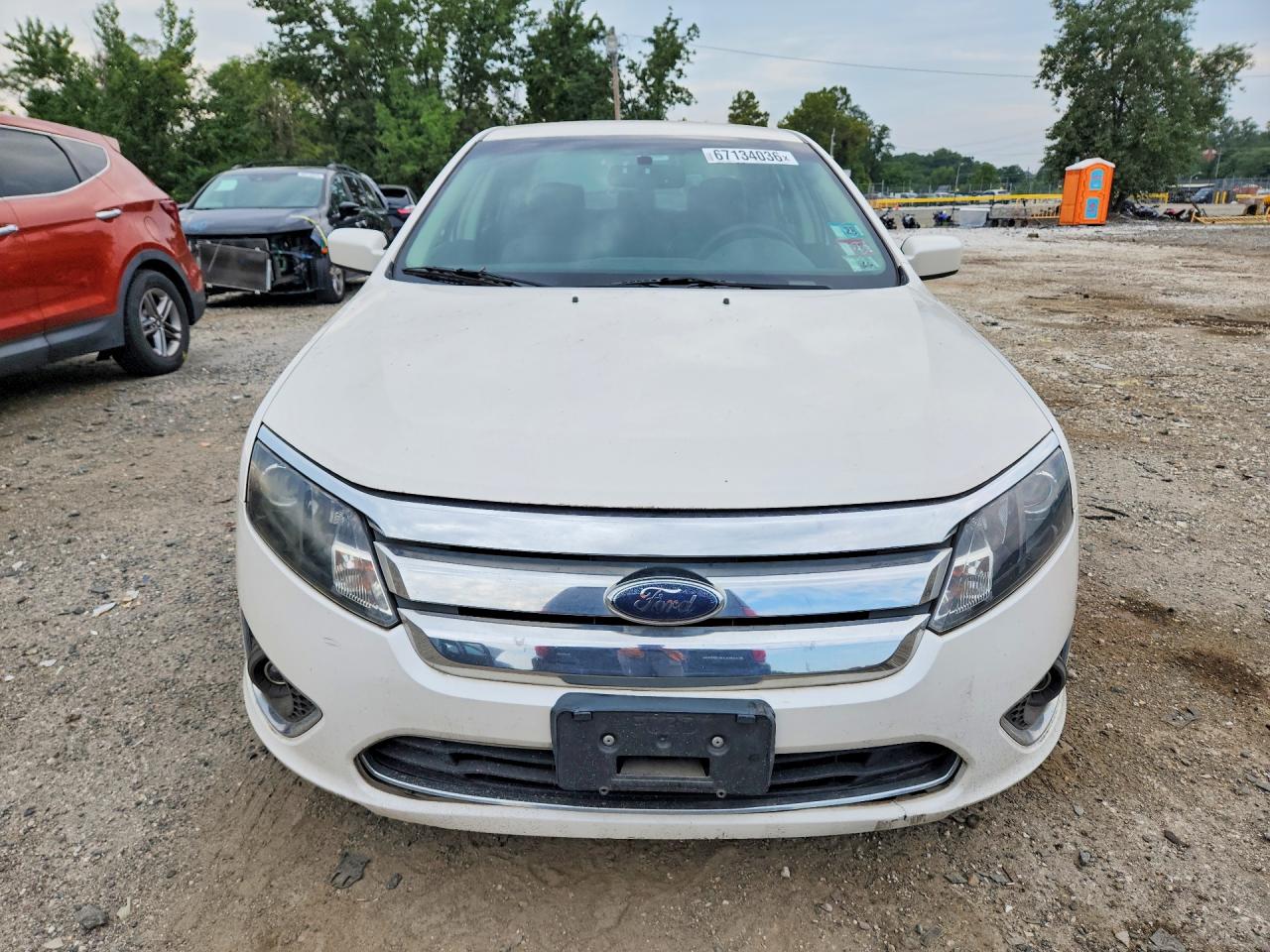 2010 Ford Fusion Sel White vin: 3FAHP0JA5AR238021