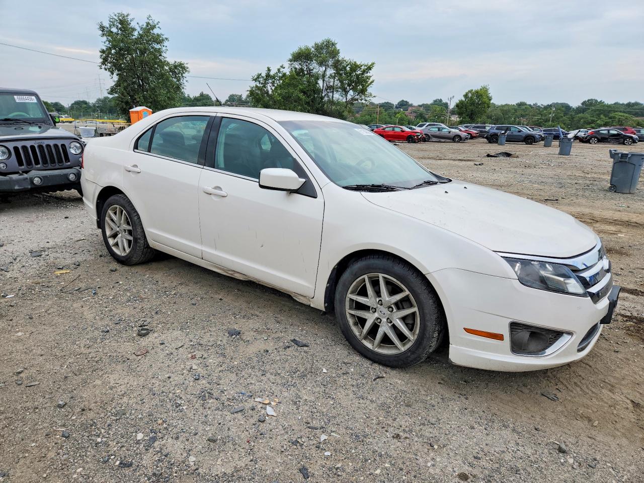 2010 Ford Fusion Sel White vin: 3FAHP0JA5AR238021