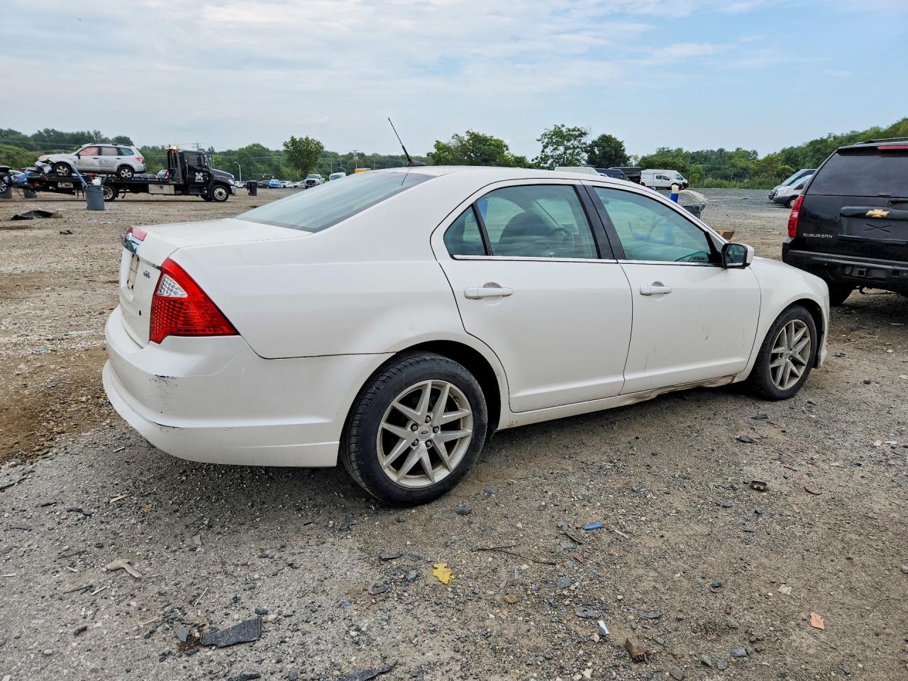 2010 Ford Fusion Sel White vin: 3FAHP0JA5AR238021