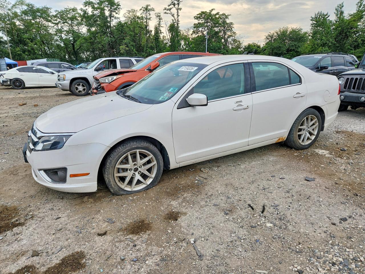 2010 Ford Fusion Sel White vin: 3FAHP0JA5AR238021