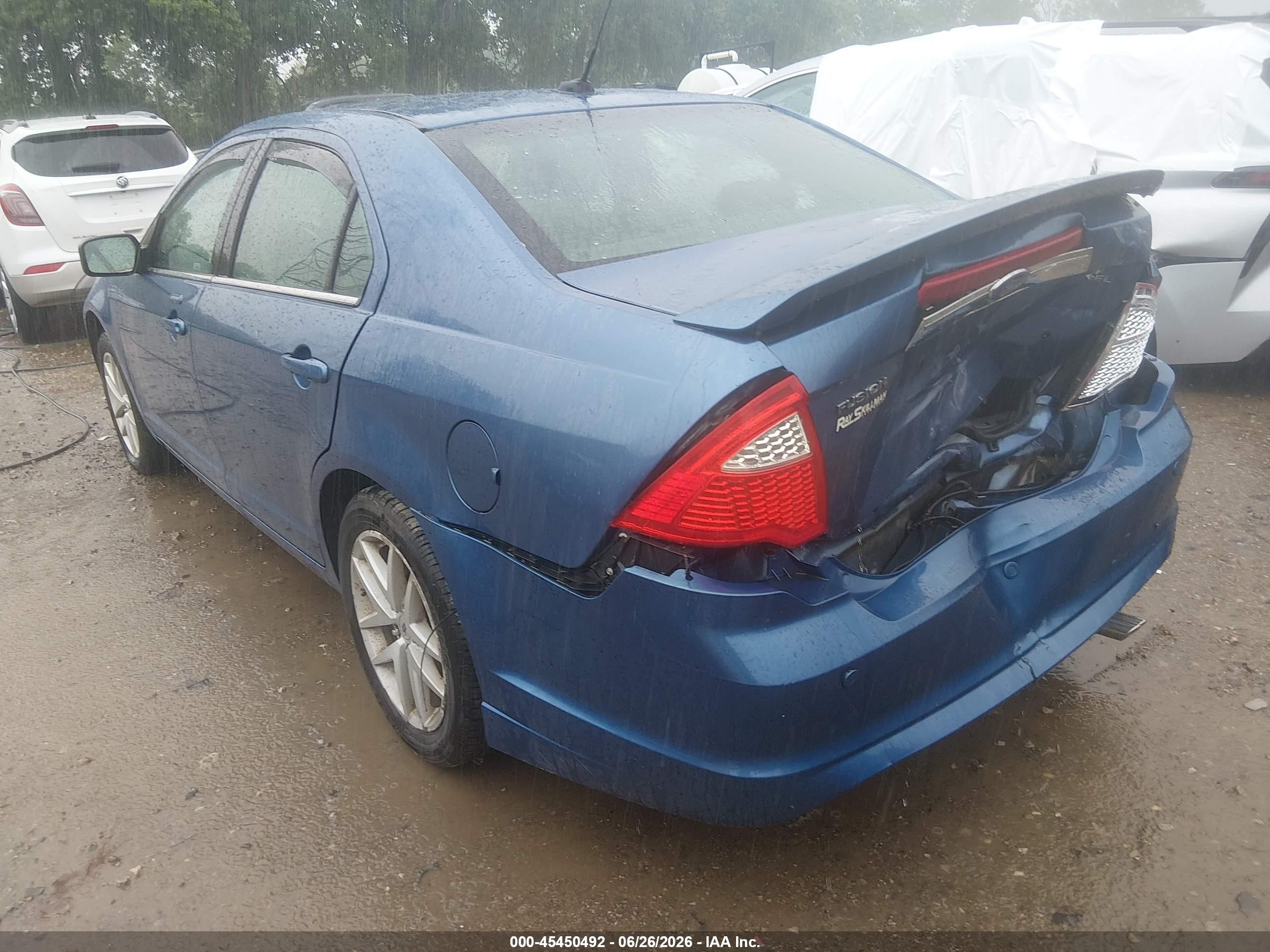 2010 Ford Fusion Sel Синий vin: 3FAHP0JA5AR249293