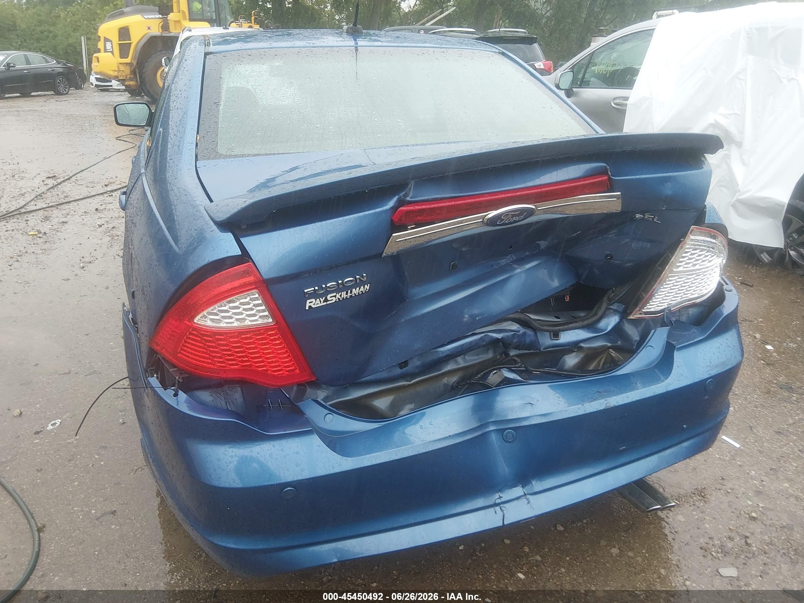 2010 Ford Fusion Sel Синий vin: 3FAHP0JA5AR249293