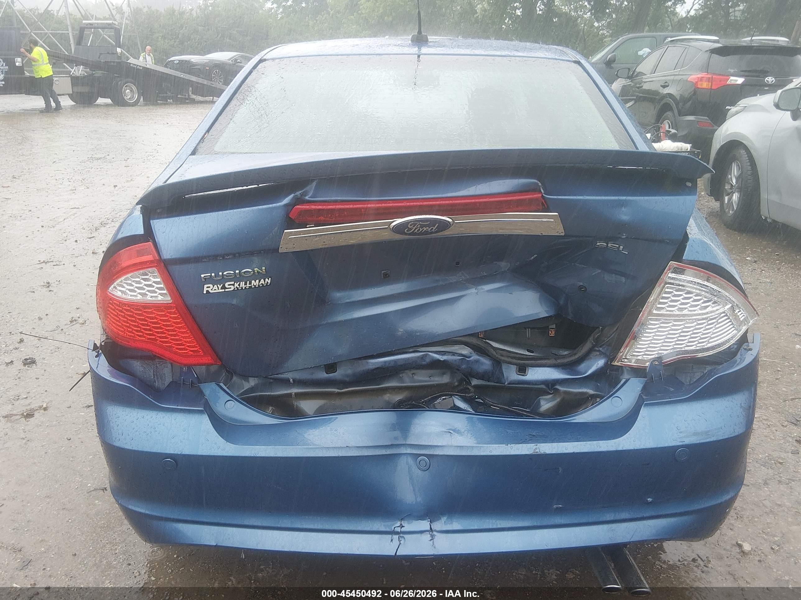 2010 Ford Fusion Sel Синий vin: 3FAHP0JA5AR249293
