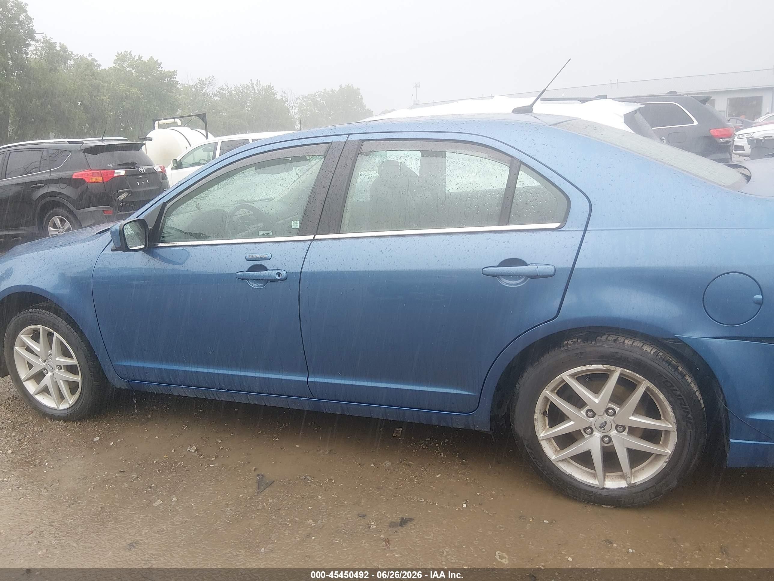 2010 Ford Fusion Sel Синий vin: 3FAHP0JA5AR249293