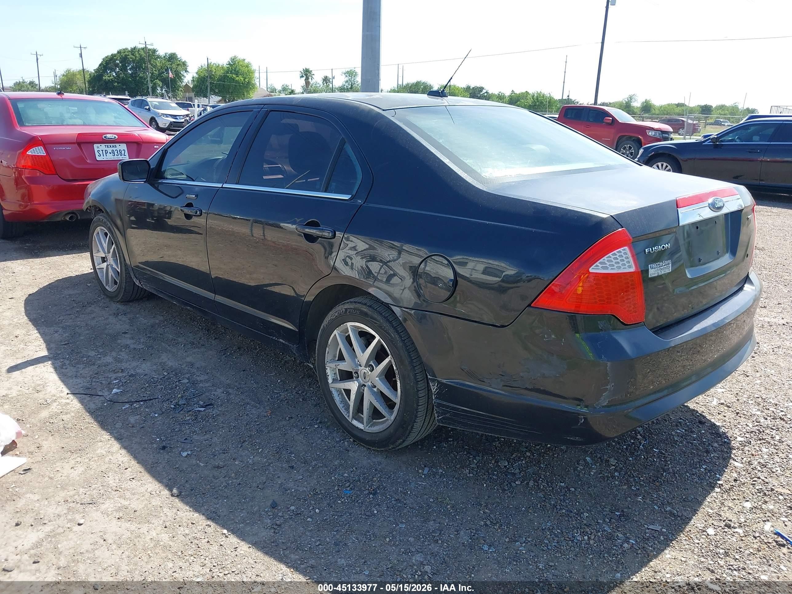 2010 Ford Fusion Sel Black vin: 3FAHP0JA5AR265753