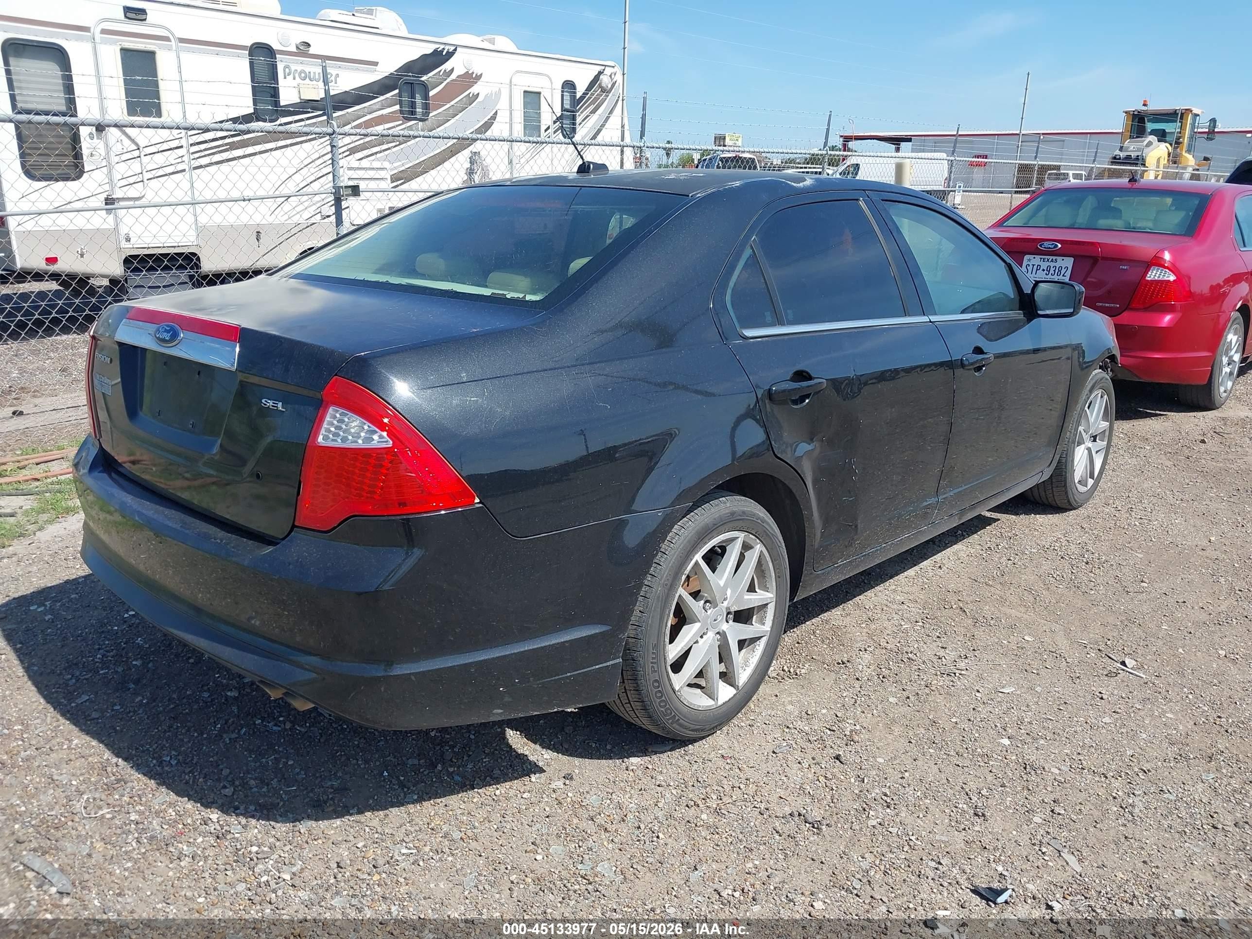 2010 Ford Fusion Sel Black vin: 3FAHP0JA5AR265753