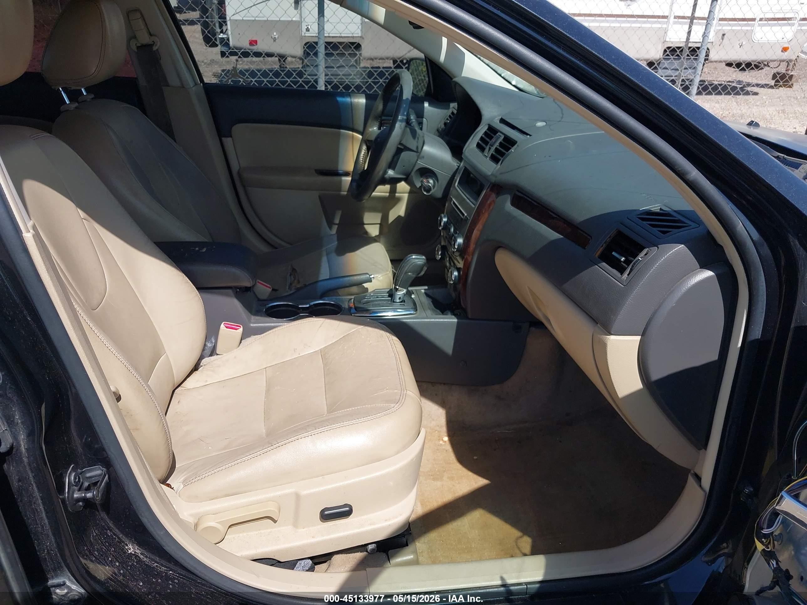 2010 Ford Fusion Sel Black vin: 3FAHP0JA5AR265753