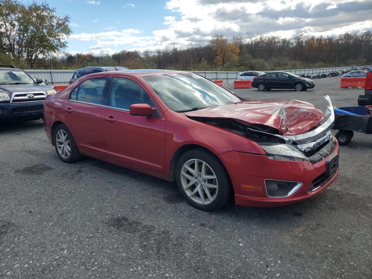 2010 Ford Fusion Sel Красный vin: 3FAHP0JA5AR305622