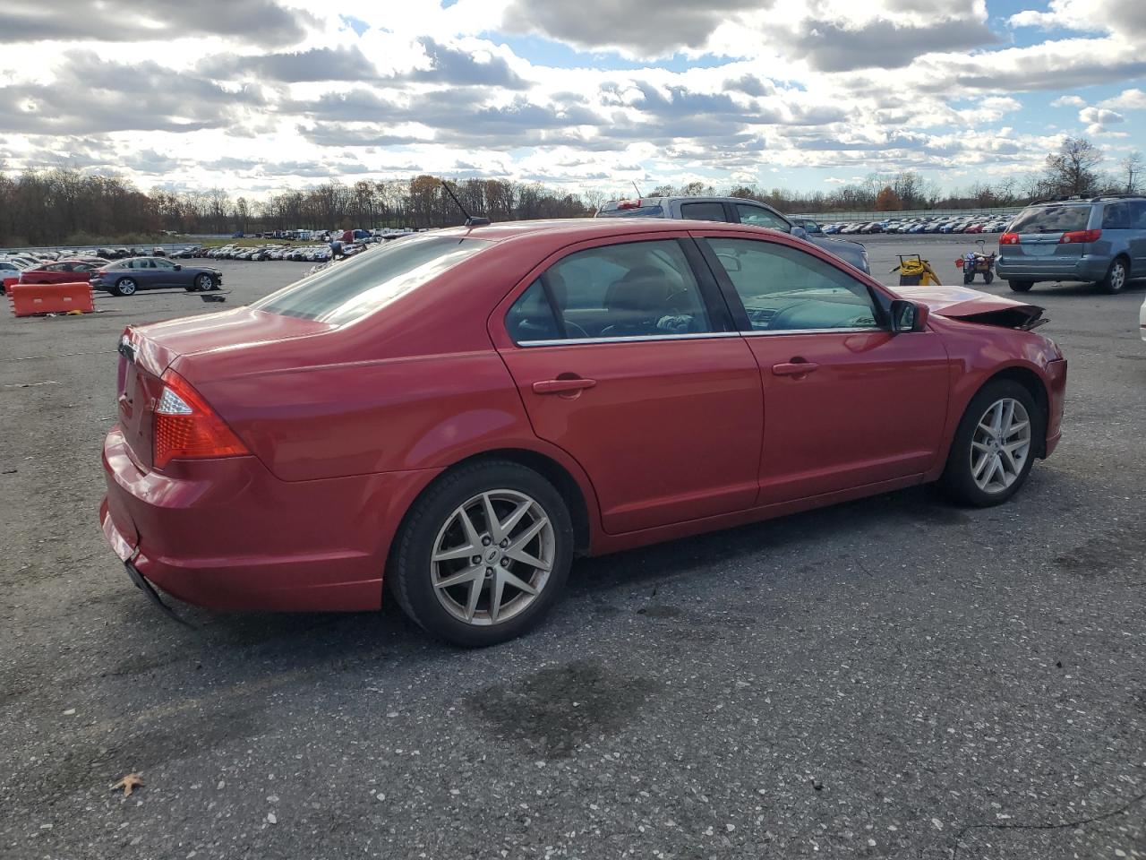 2010 Ford Fusion Sel Красный vin: 3FAHP0JA5AR305622