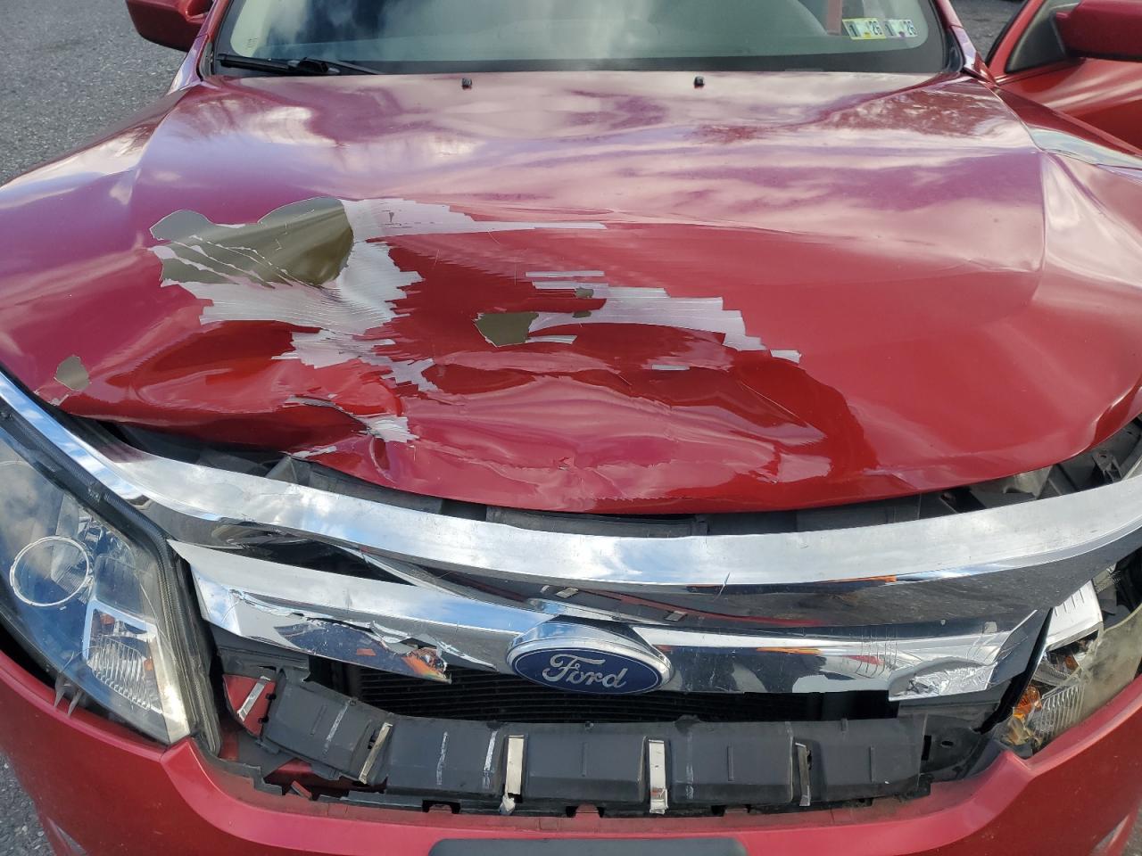 2010 Ford Fusion Sel Красный vin: 3FAHP0JA5AR305622