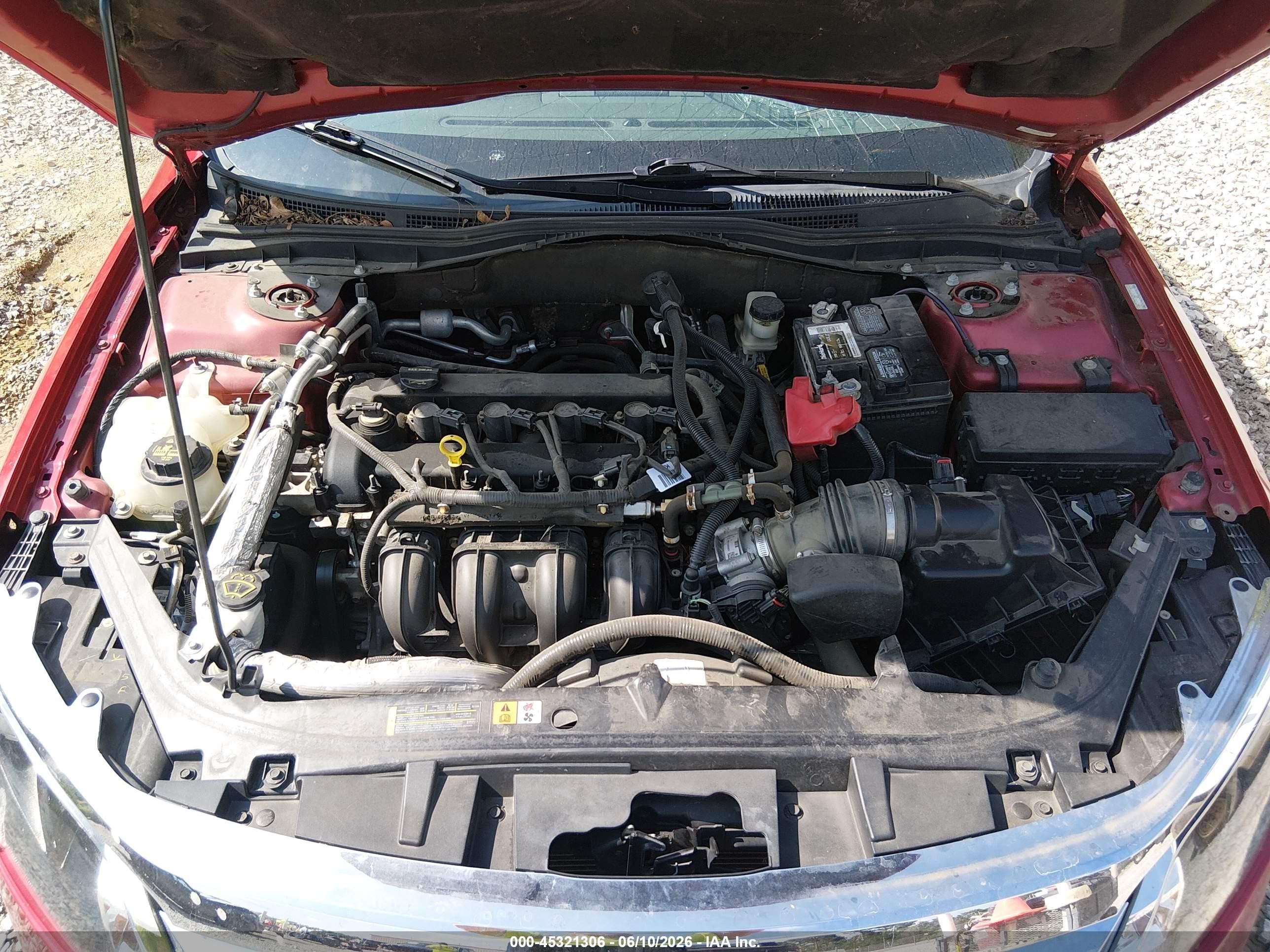 2010 Ford Fusion Sel Red vin: 3FAHP0JA5AR310013