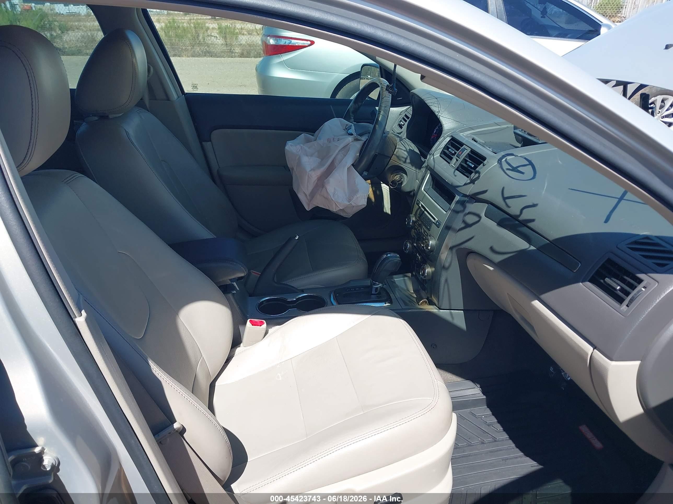 2010 Ford Fusion Sel Champagne vin: 3FAHP0JA5AR410306
