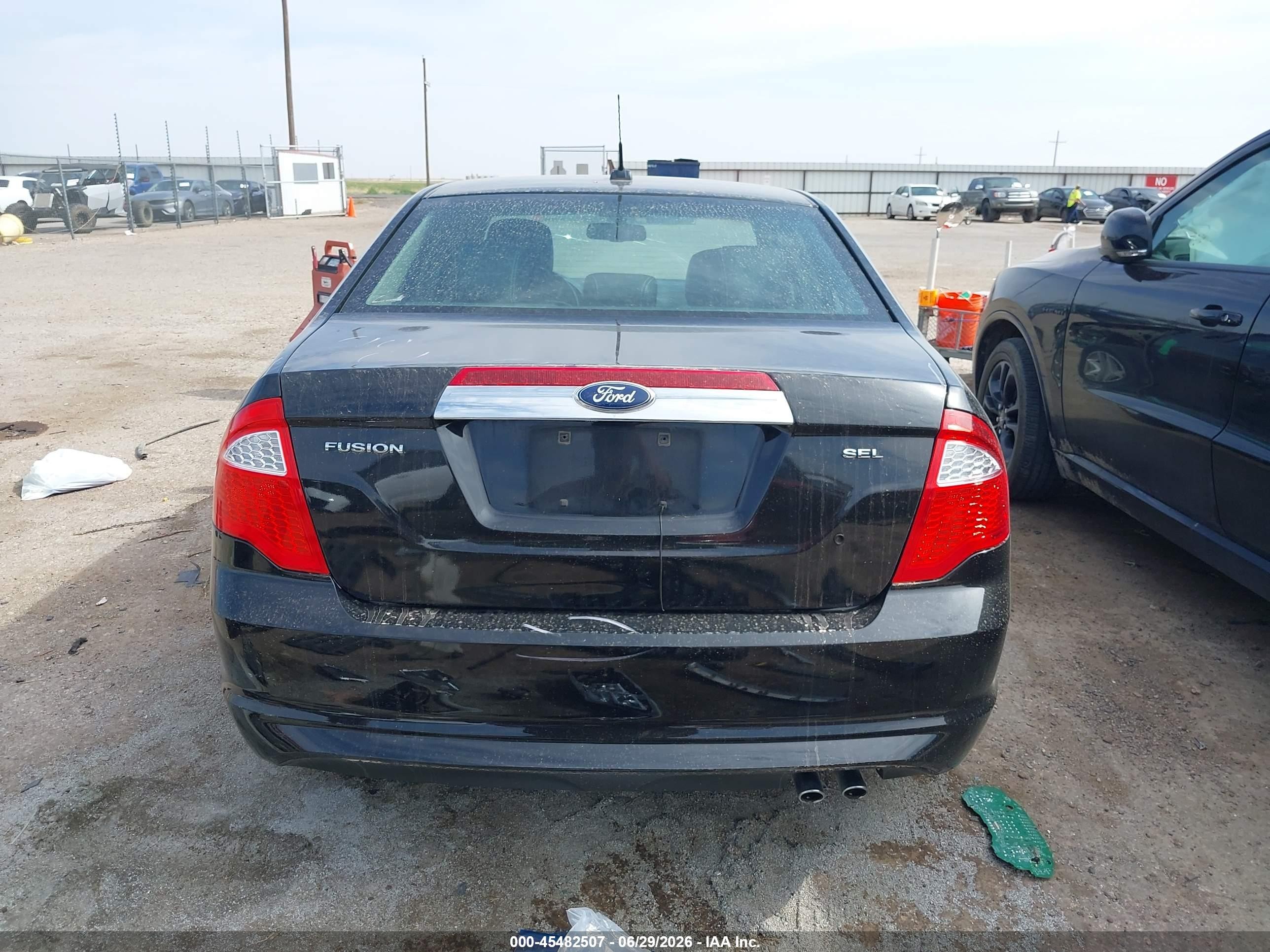 2011 Ford Fusion Sel Black vin: 3FAHP0JA5BR225027