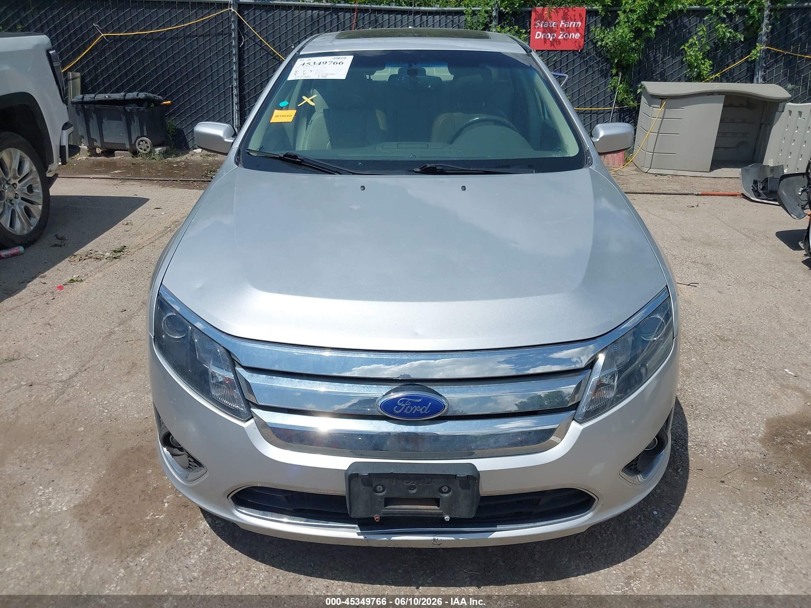 2011 Ford Fusion Sel Silver vin: 3FAHP0JA5BR273997