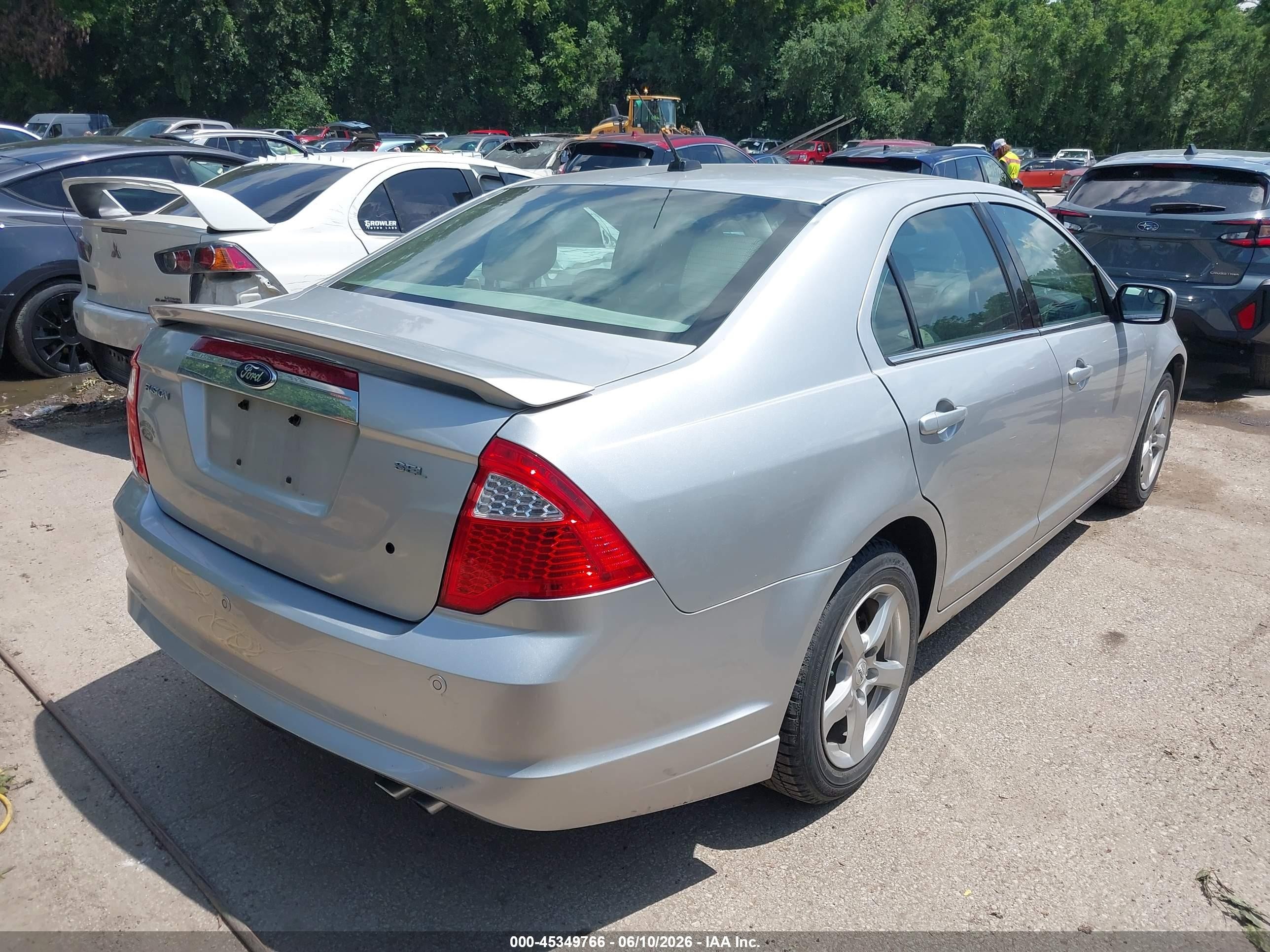 2011 Ford Fusion Sel Silver vin: 3FAHP0JA5BR273997