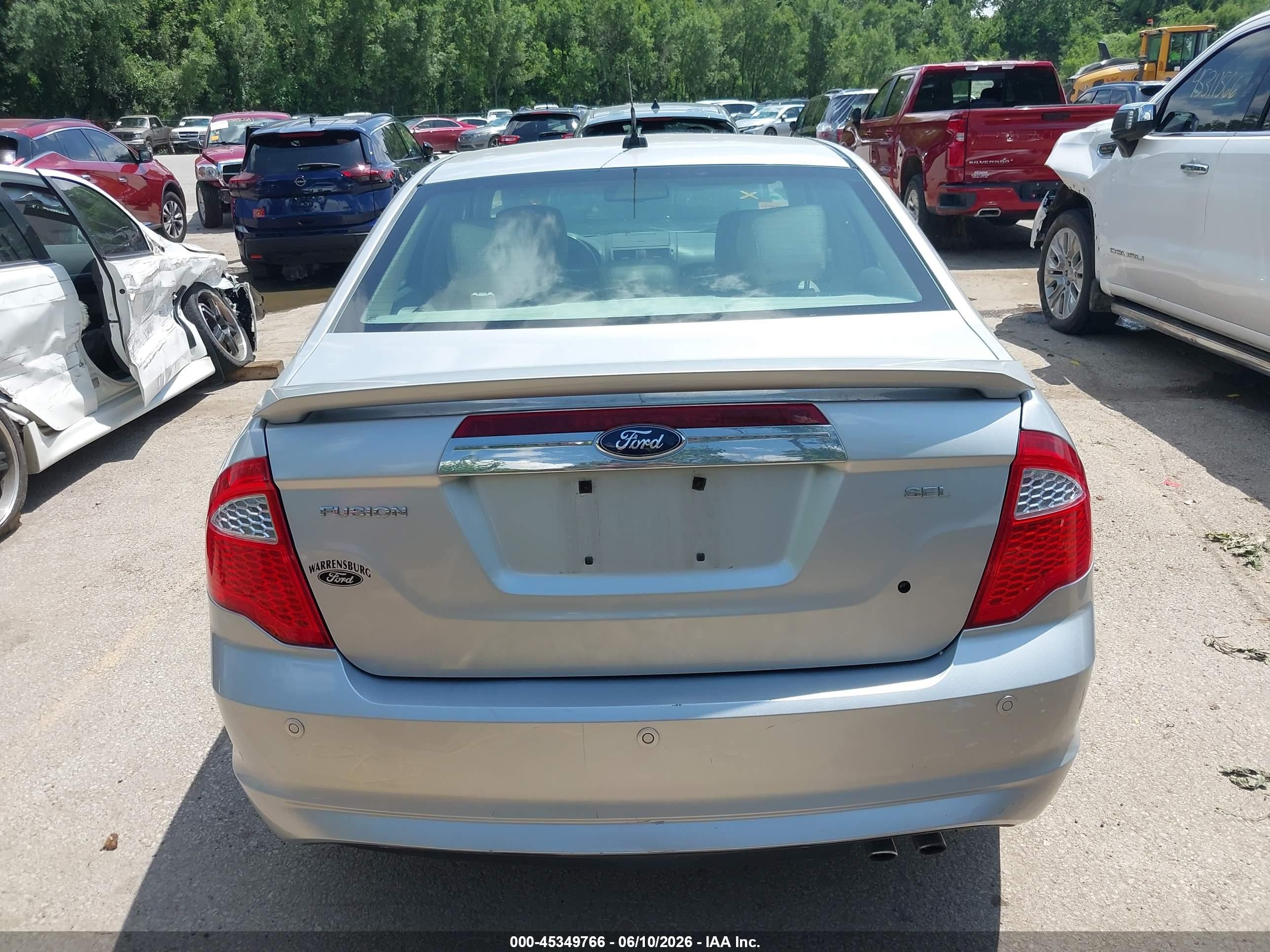 2011 Ford Fusion Sel Silver vin: 3FAHP0JA5BR273997