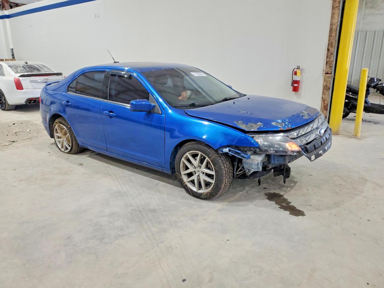2011 Ford Fusion Sel Синий vin: 3FAHP0JA5BR309039