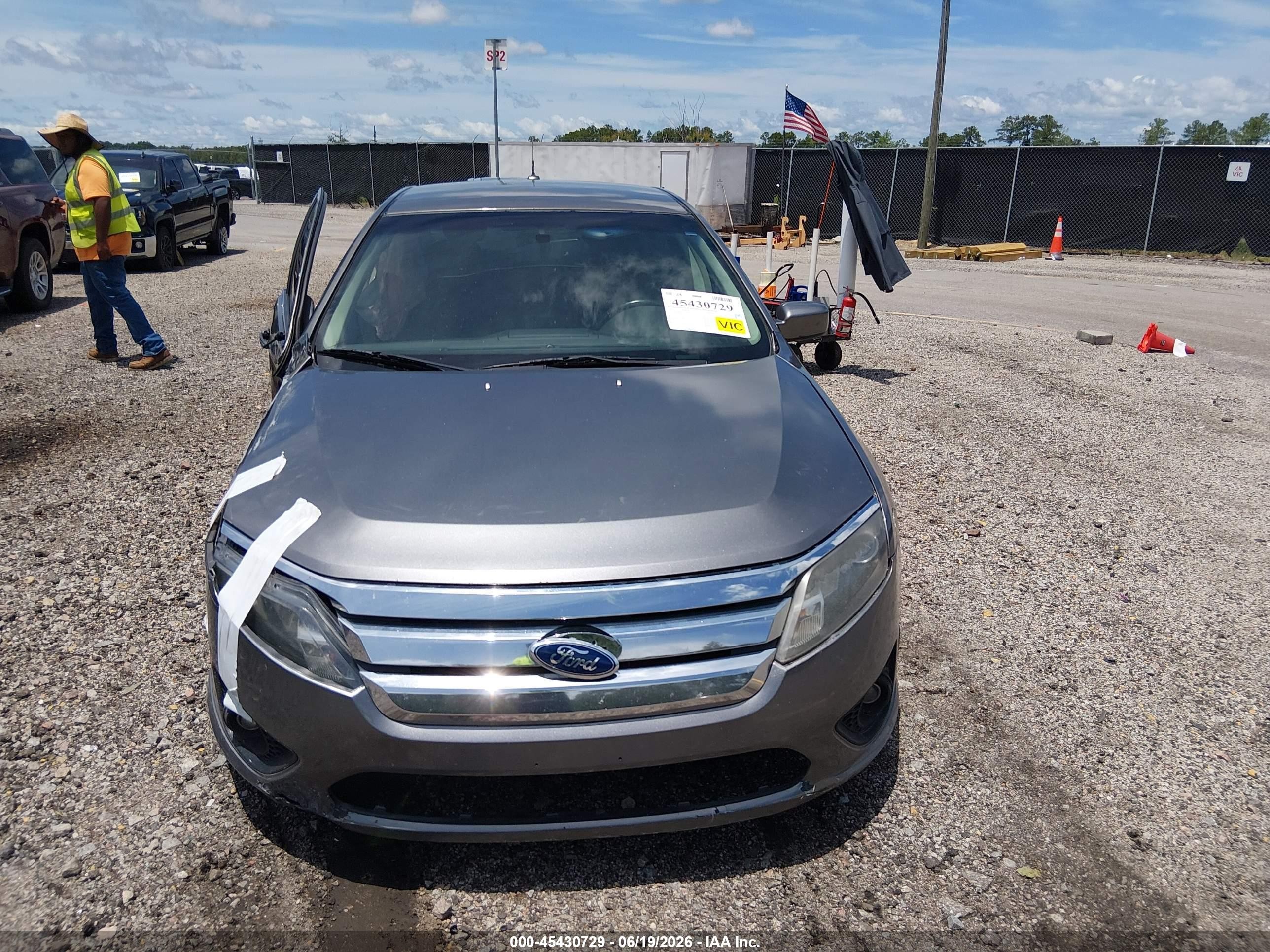 2012 Ford Fusion Sel Серый vin: 3FAHP0JA5CR182102