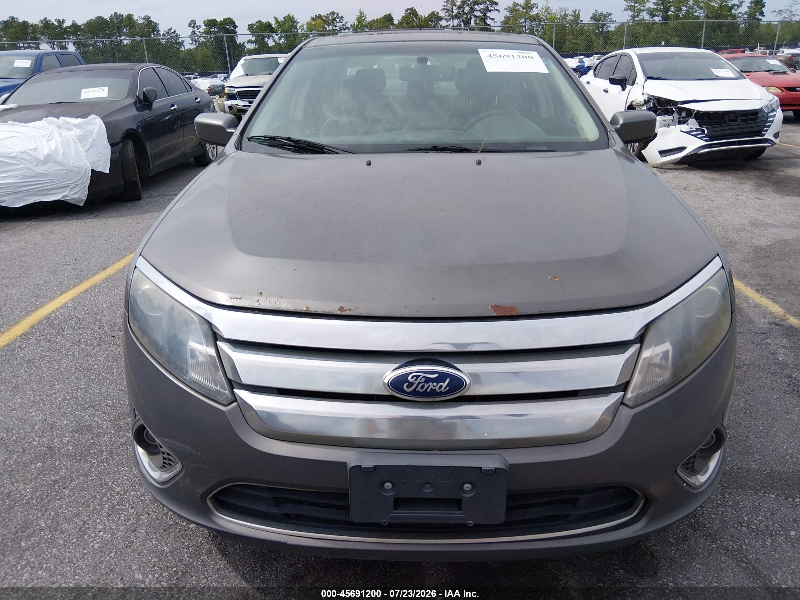 2012 Ford Fusion Sel Серый vin: 3FAHP0JA5CR221559