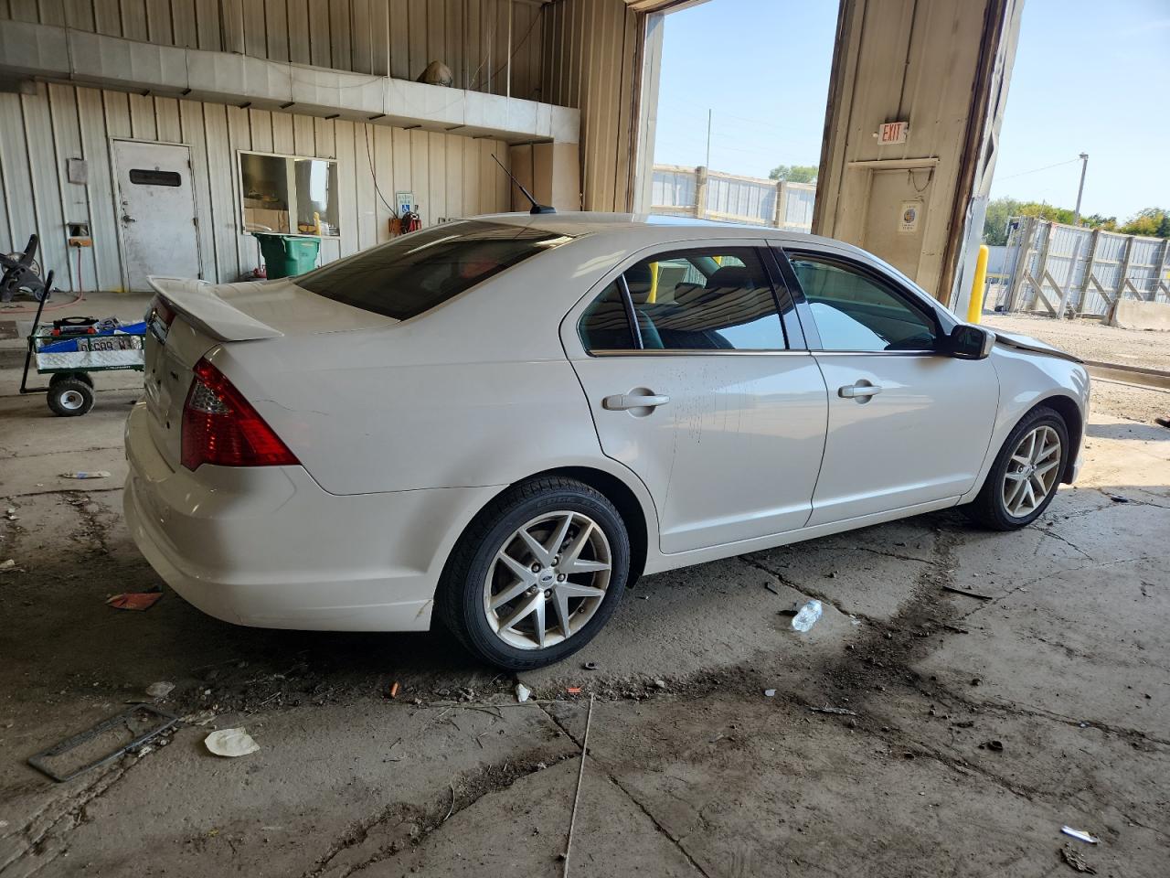 2012 Ford Fusion Sel Белый vin: 3FAHP0JA5CR246770