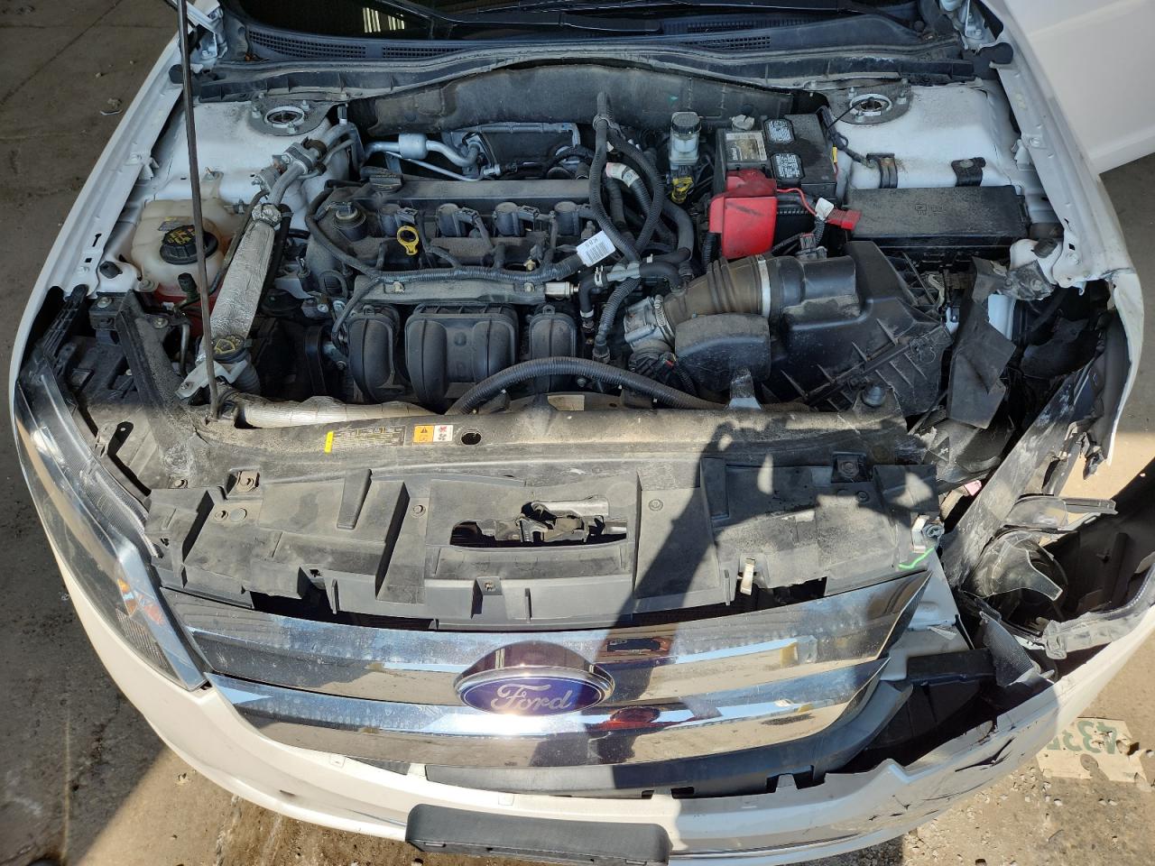 2012 Ford Fusion Sel Белый vin: 3FAHP0JA5CR246770