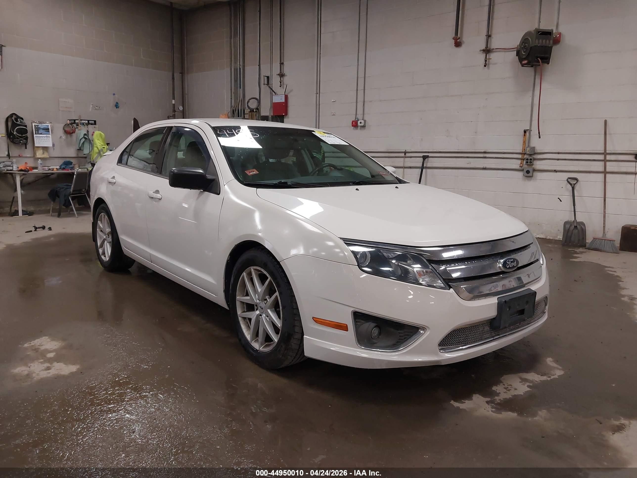 2012 Ford Fusion Sel White vin: 3FAHP0JA5CR284239