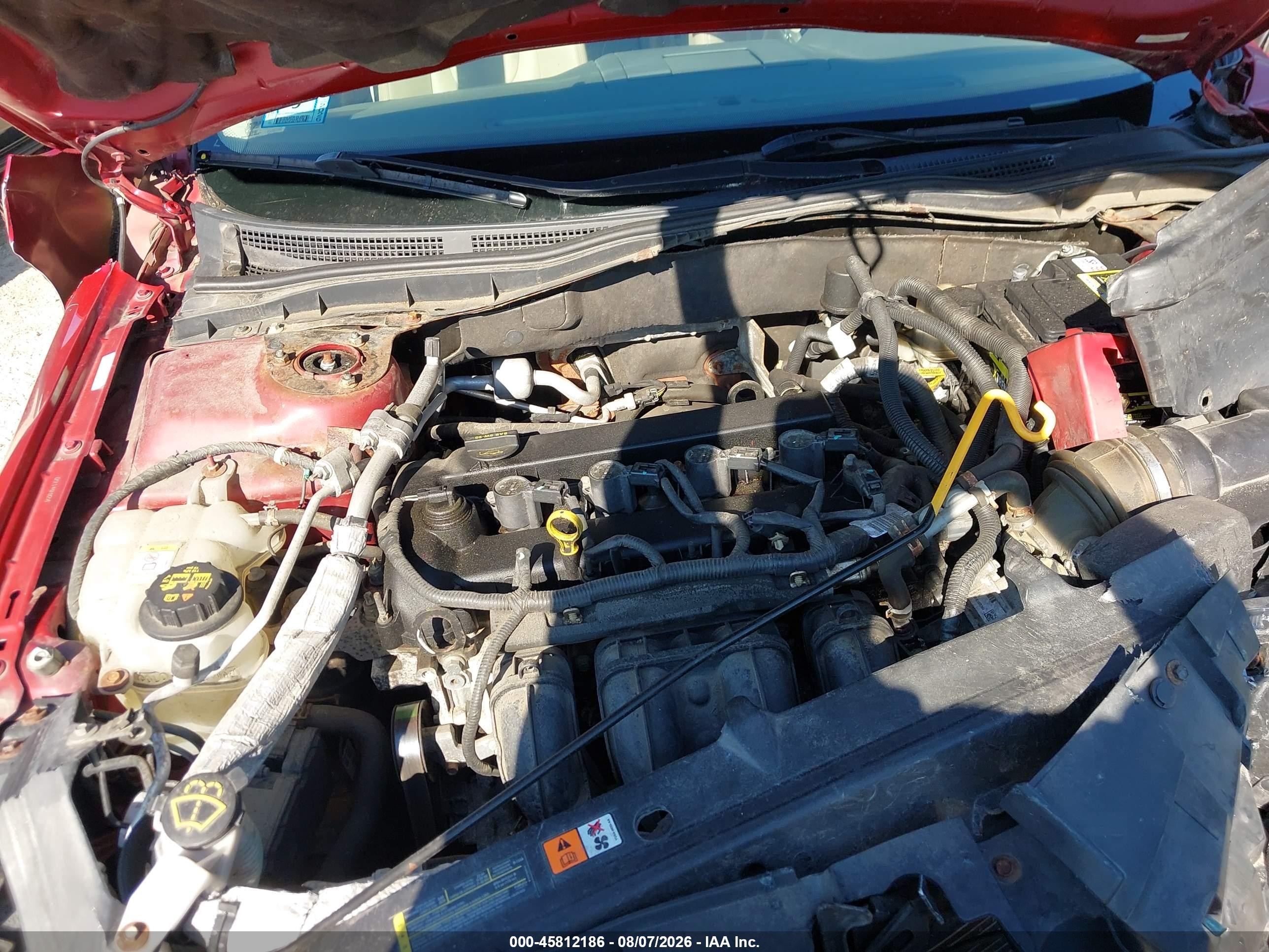 2010 Ford Fusion Sel Red vin: 3FAHP0JA6AR221096