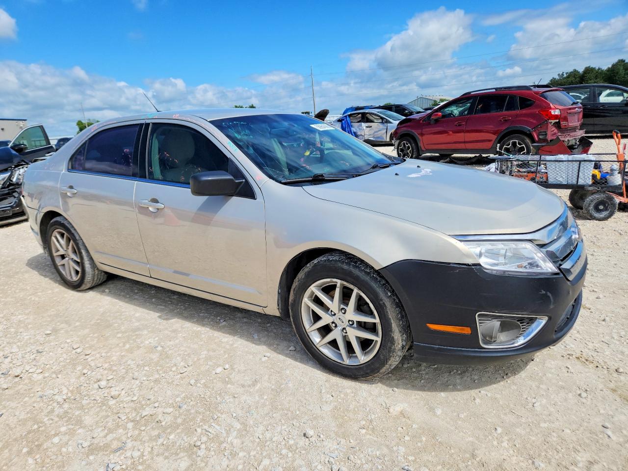 2010 Ford Fusion Sel Beige vin: 3FAHP0JA6AR320730