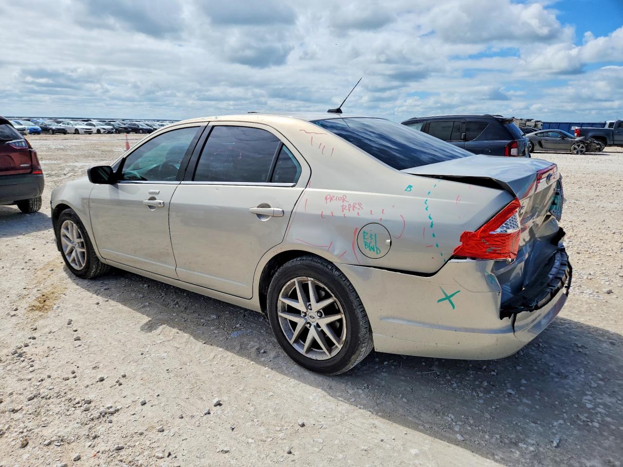 2010 Ford Fusion Sel Beige vin: 3FAHP0JA6AR320730