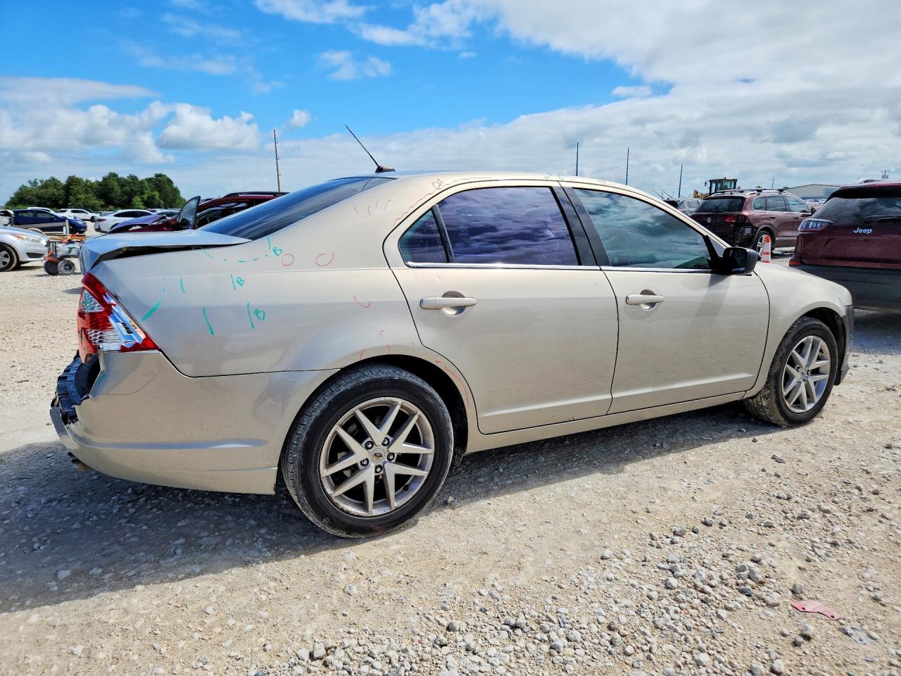 2010 Ford Fusion Sel Beige vin: 3FAHP0JA6AR320730