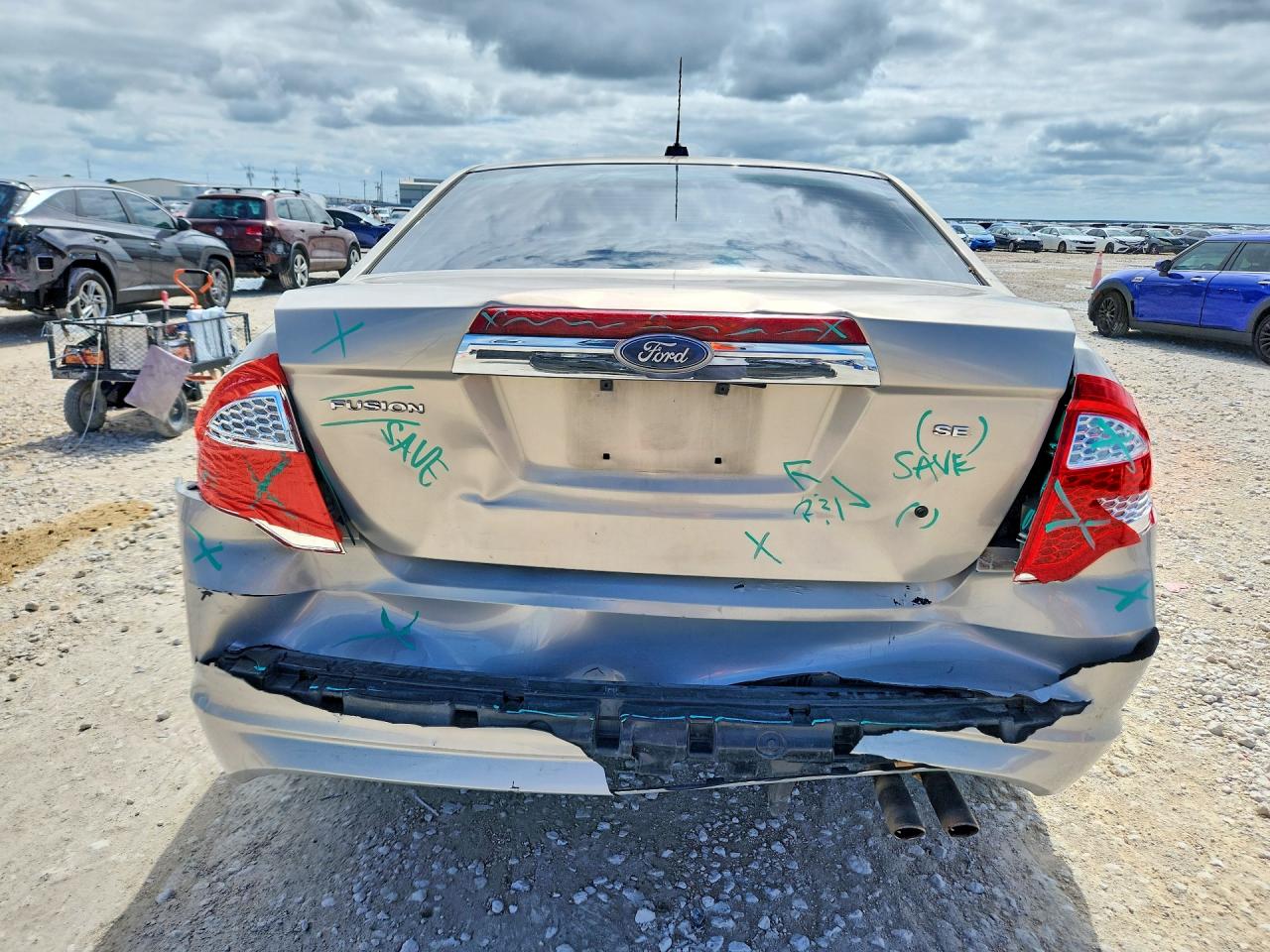 2010 Ford Fusion Sel Beige vin: 3FAHP0JA6AR320730