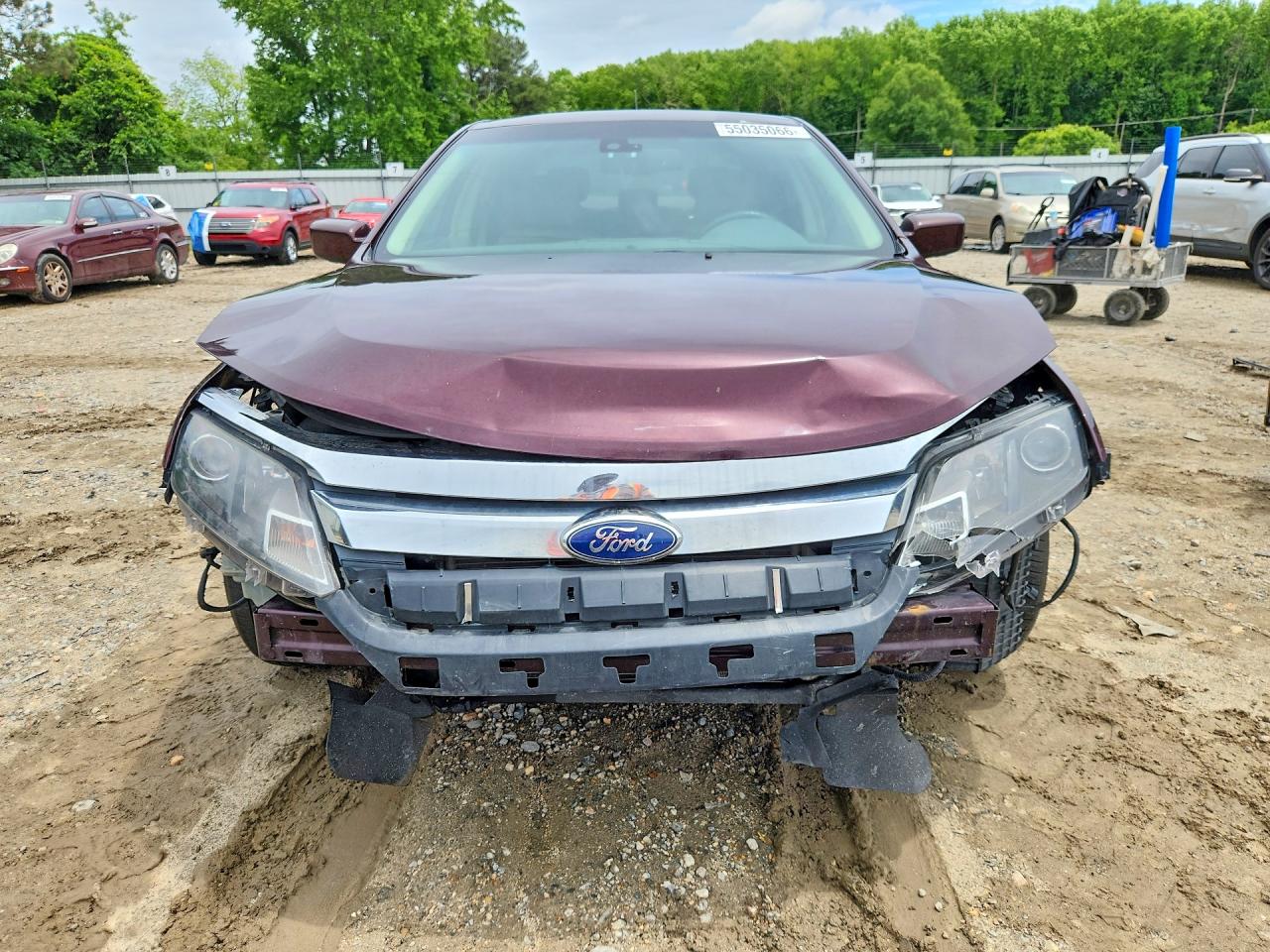 2011 Ford Fusion Sel Burgundy vin: 3FAHP0JA6BR203473
