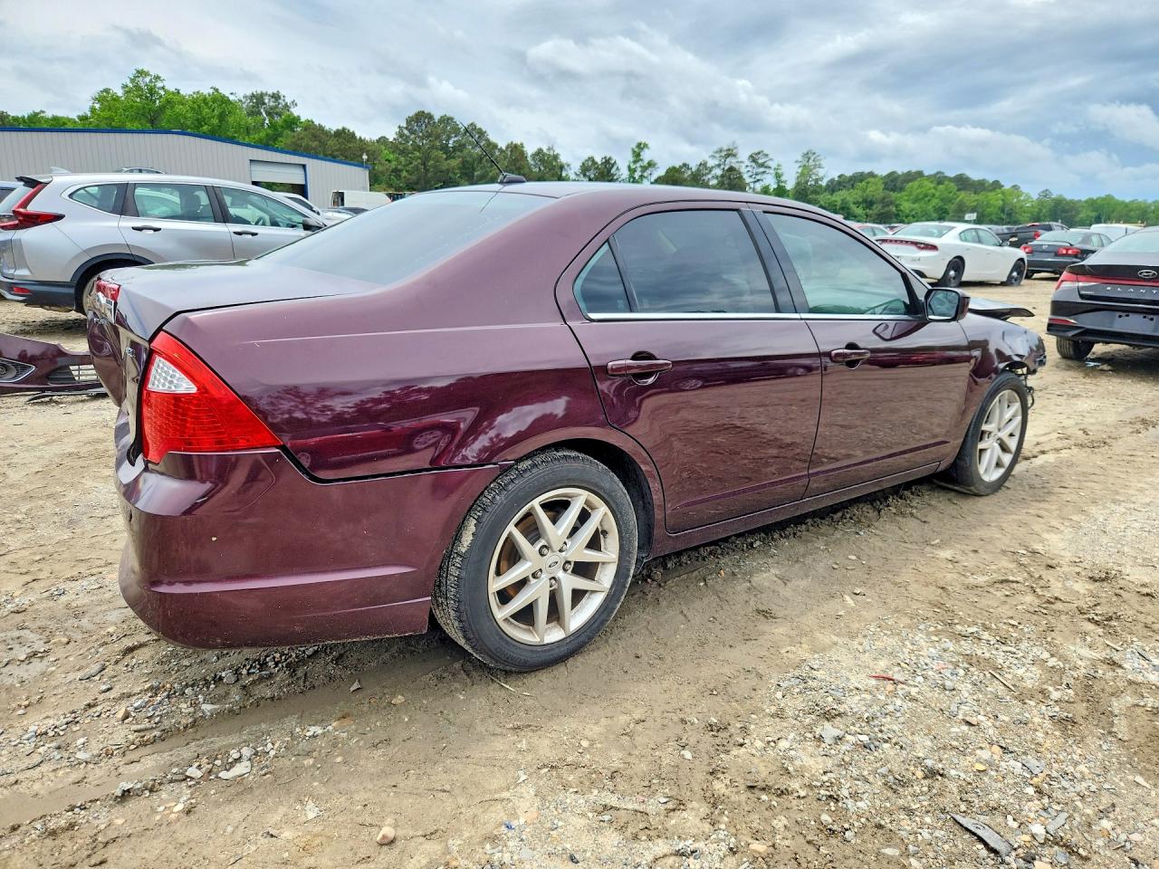 2011 Ford Fusion Sel Burgundy vin: 3FAHP0JA6BR203473