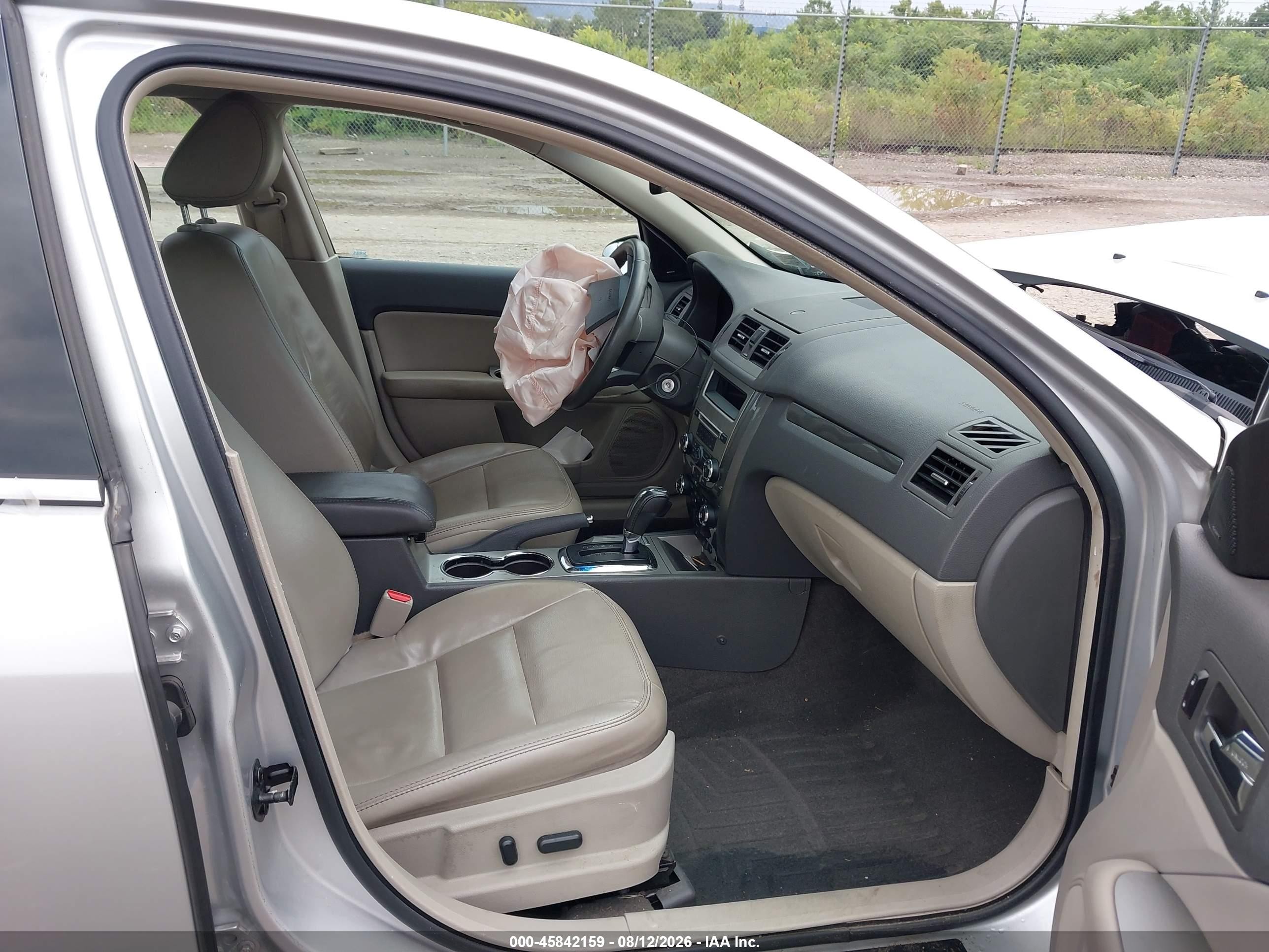2011 Ford Fusion Sel Silver vin: 3FAHP0JA6BR327971