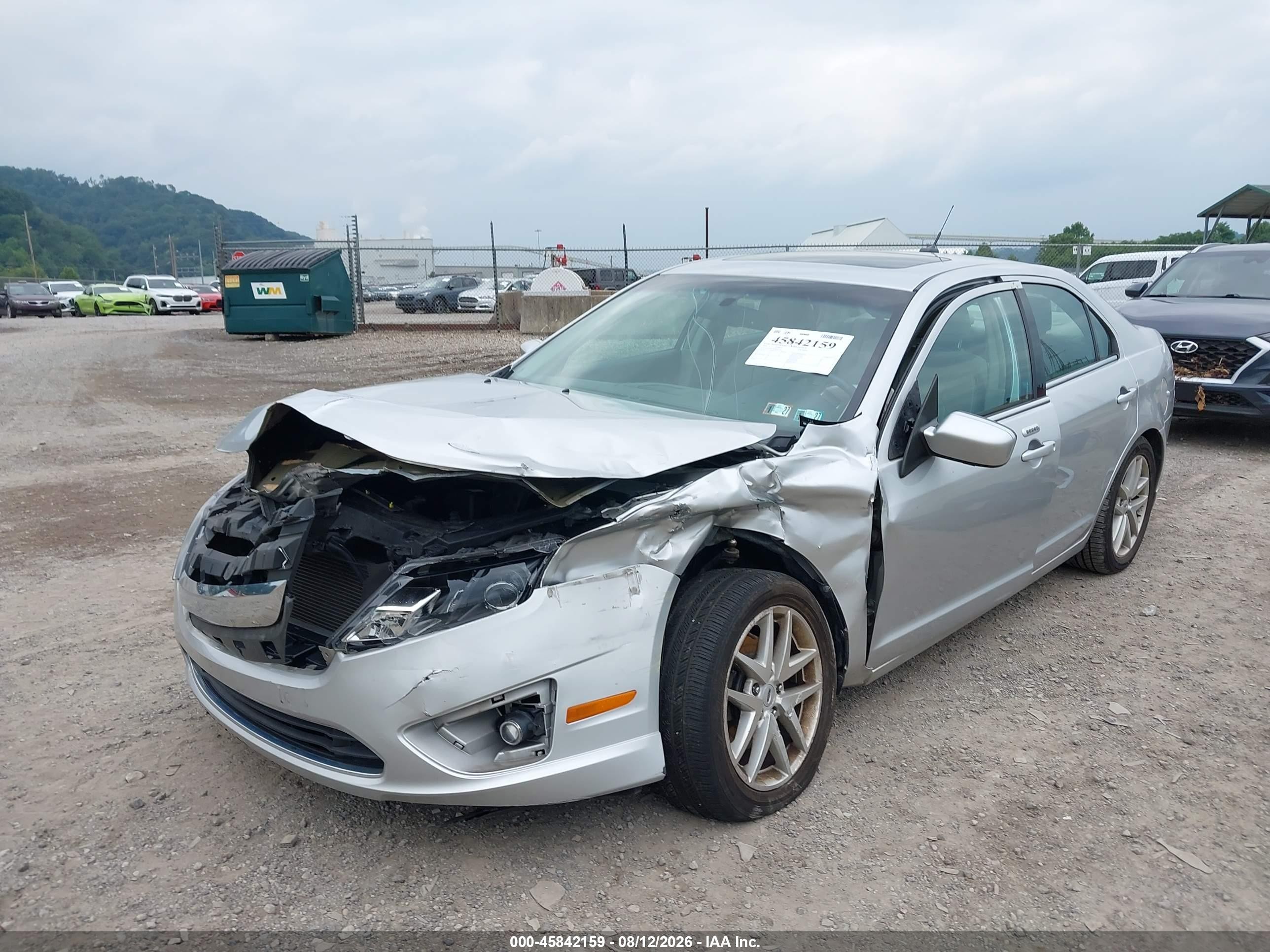 2011 Ford Fusion Sel Silver vin: 3FAHP0JA6BR327971