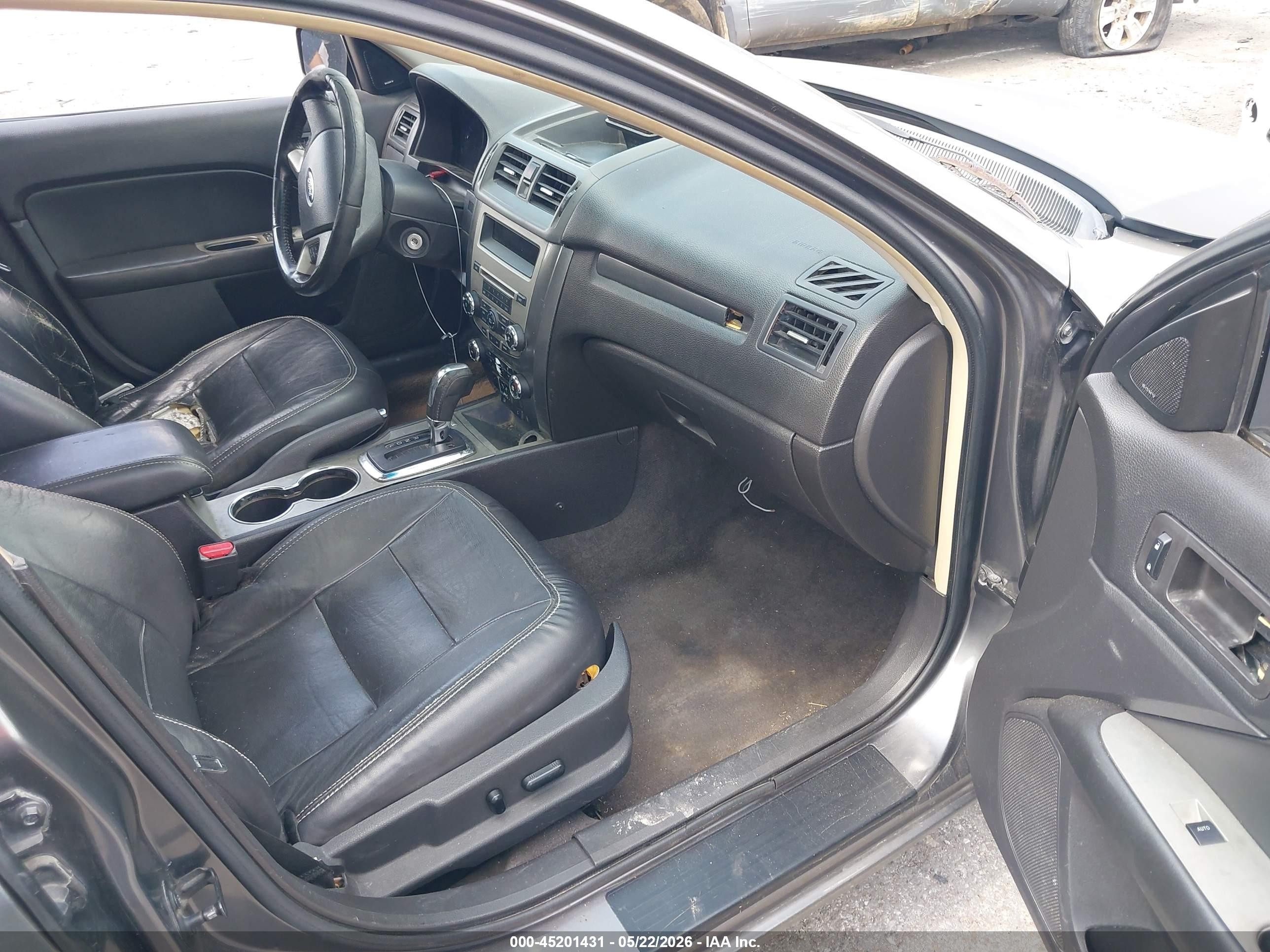 2012 Ford Fusion Sel Gray vin: 3FAHP0JA6CR124337