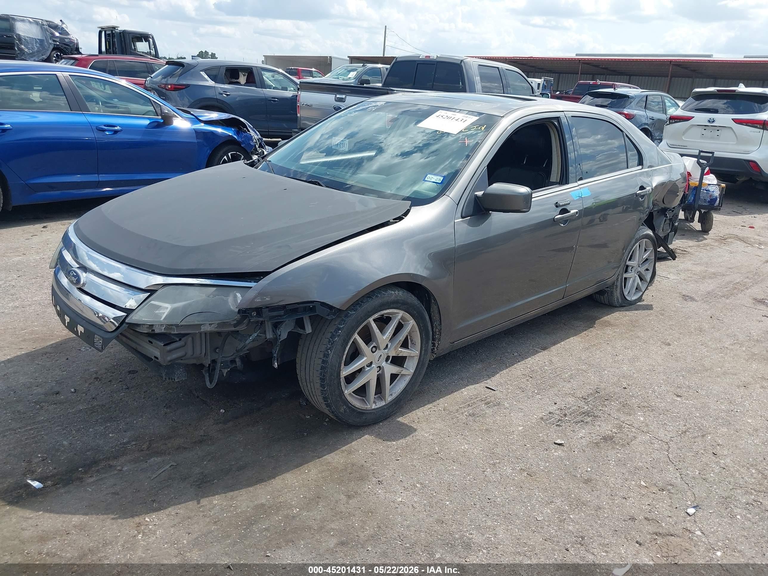 2012 Ford Fusion Sel Gray vin: 3FAHP0JA6CR124337