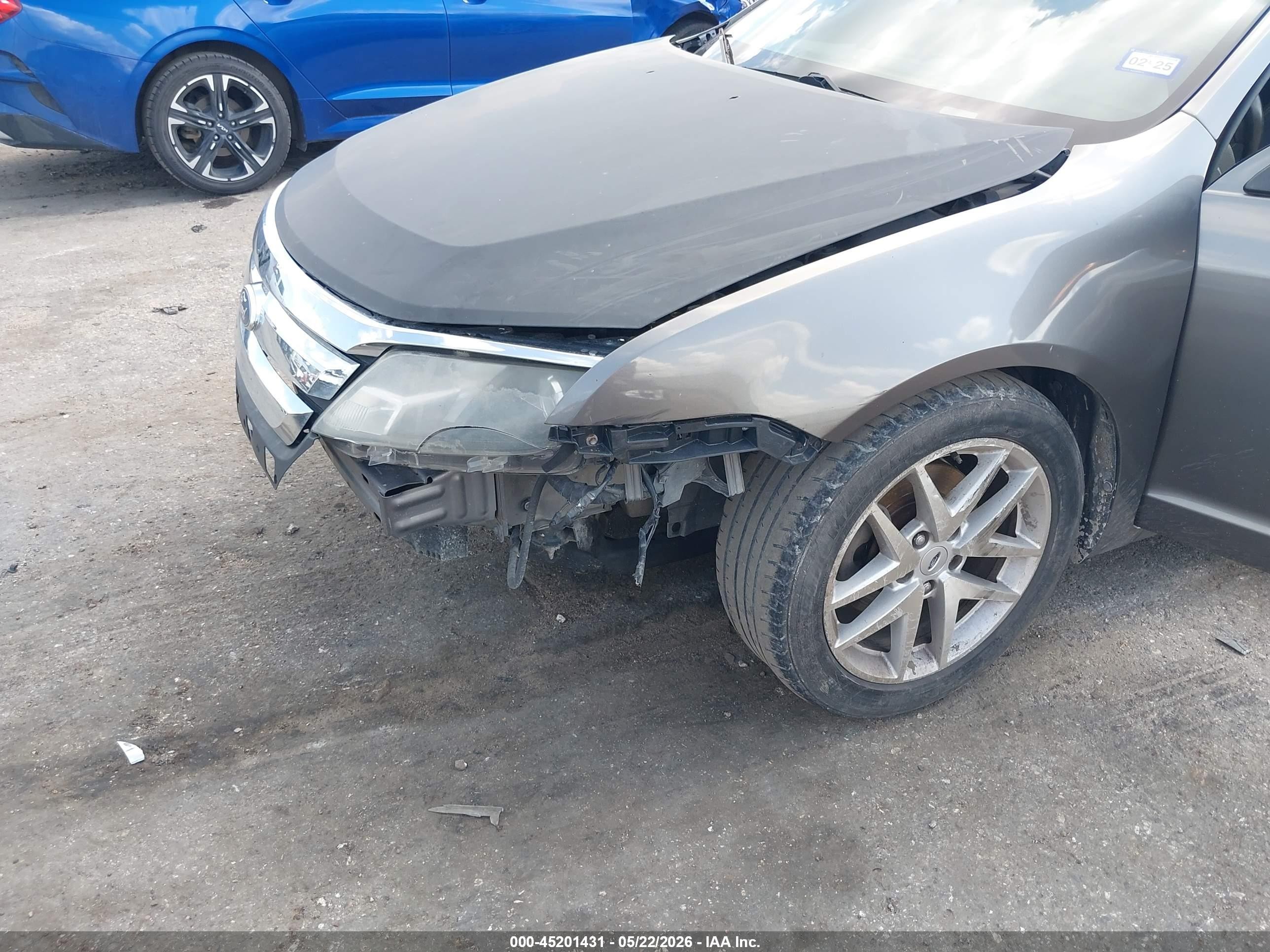 2012 Ford Fusion Sel Gray vin: 3FAHP0JA6CR124337