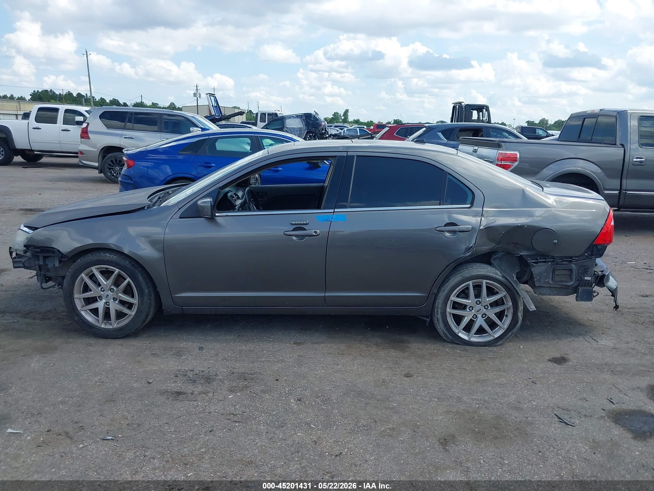2012 Ford Fusion Sel Gray vin: 3FAHP0JA6CR124337