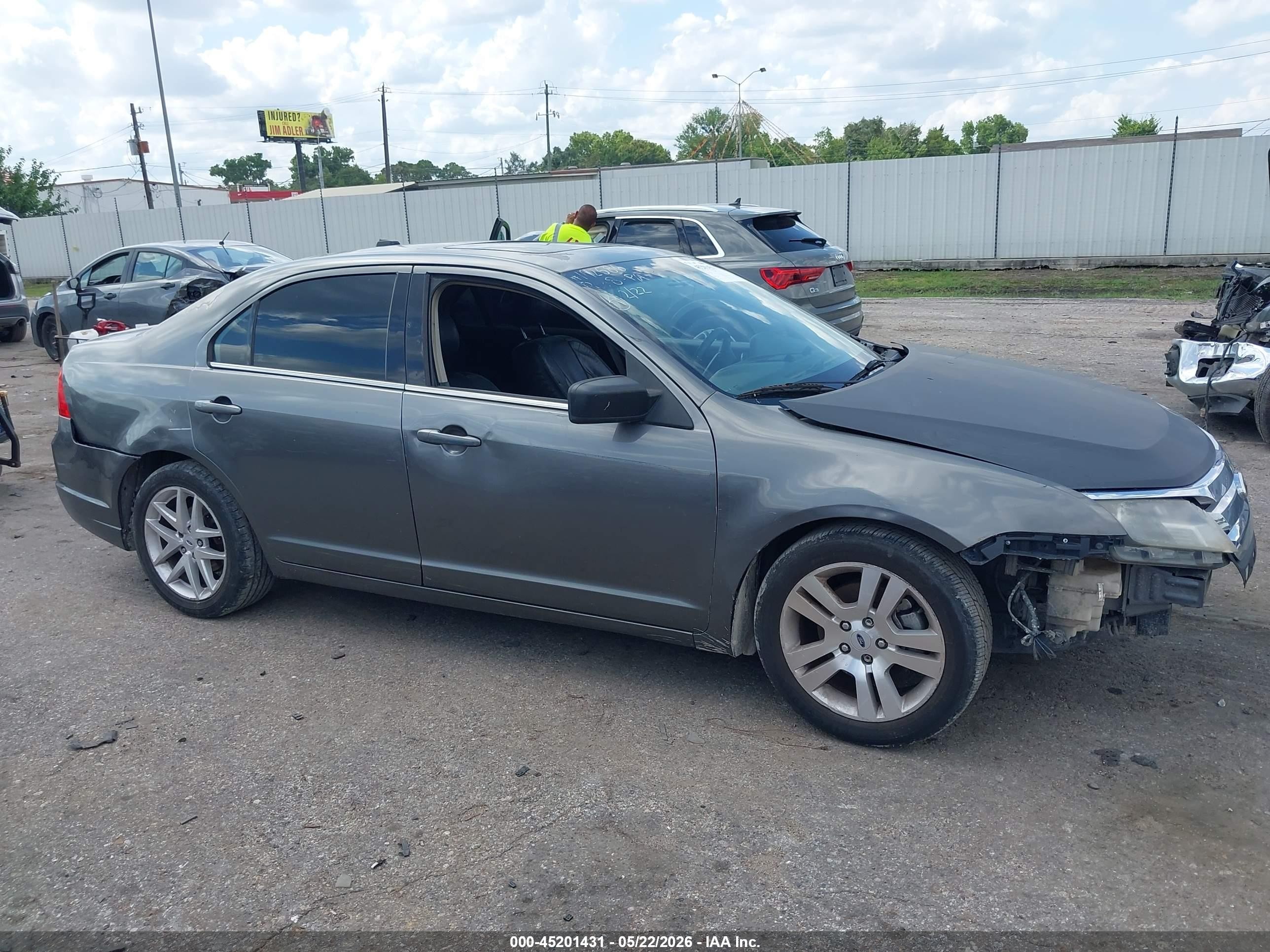 2012 Ford Fusion Sel Gray vin: 3FAHP0JA6CR124337
