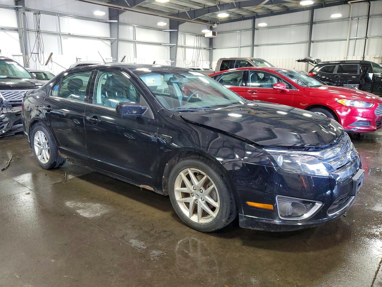2012 Ford Fusion Sel Black vin: 3FAHP0JA6CR129604