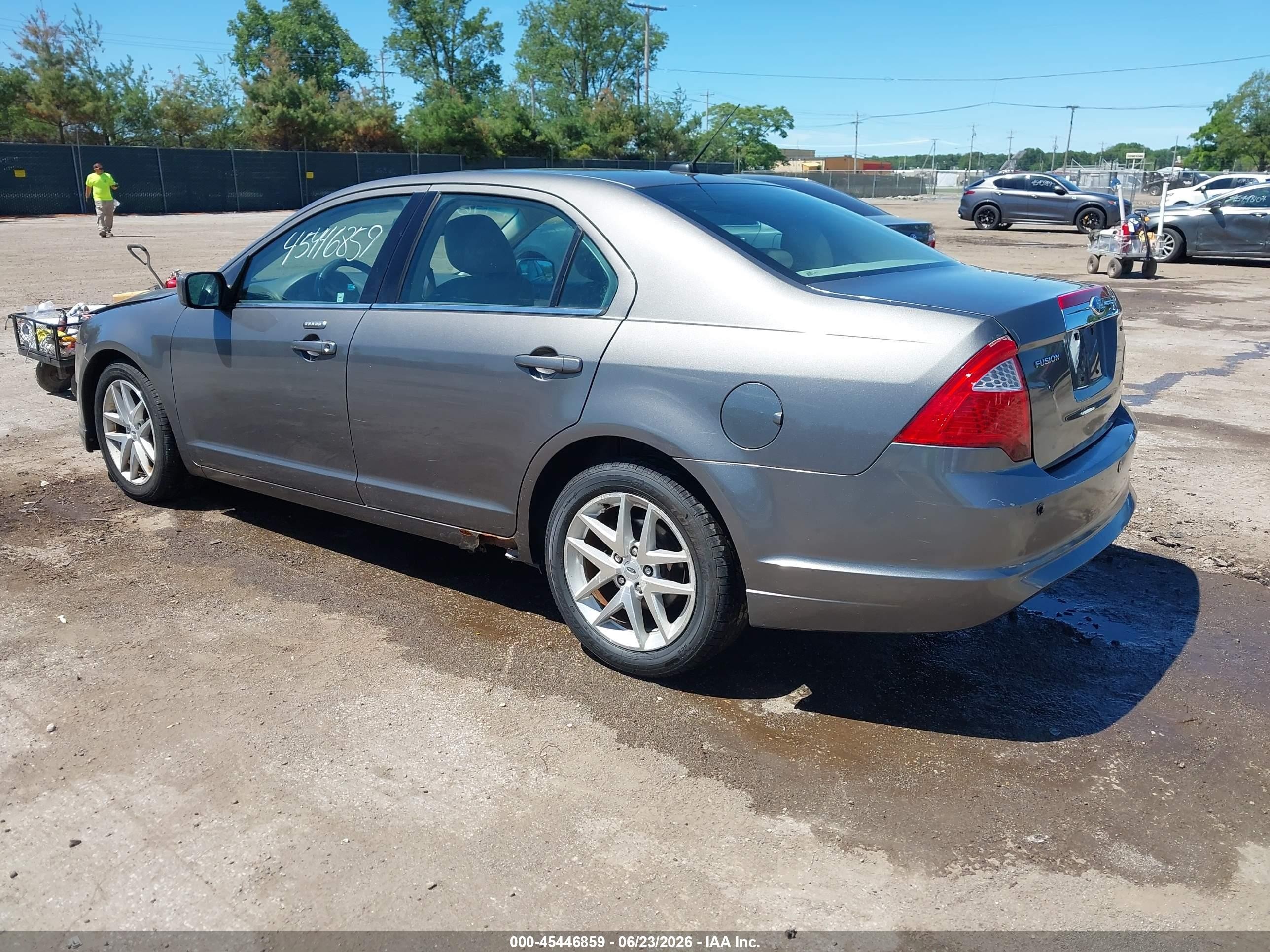 2012 Ford Fusion Sel Gray vin: 3FAHP0JA6CR191763